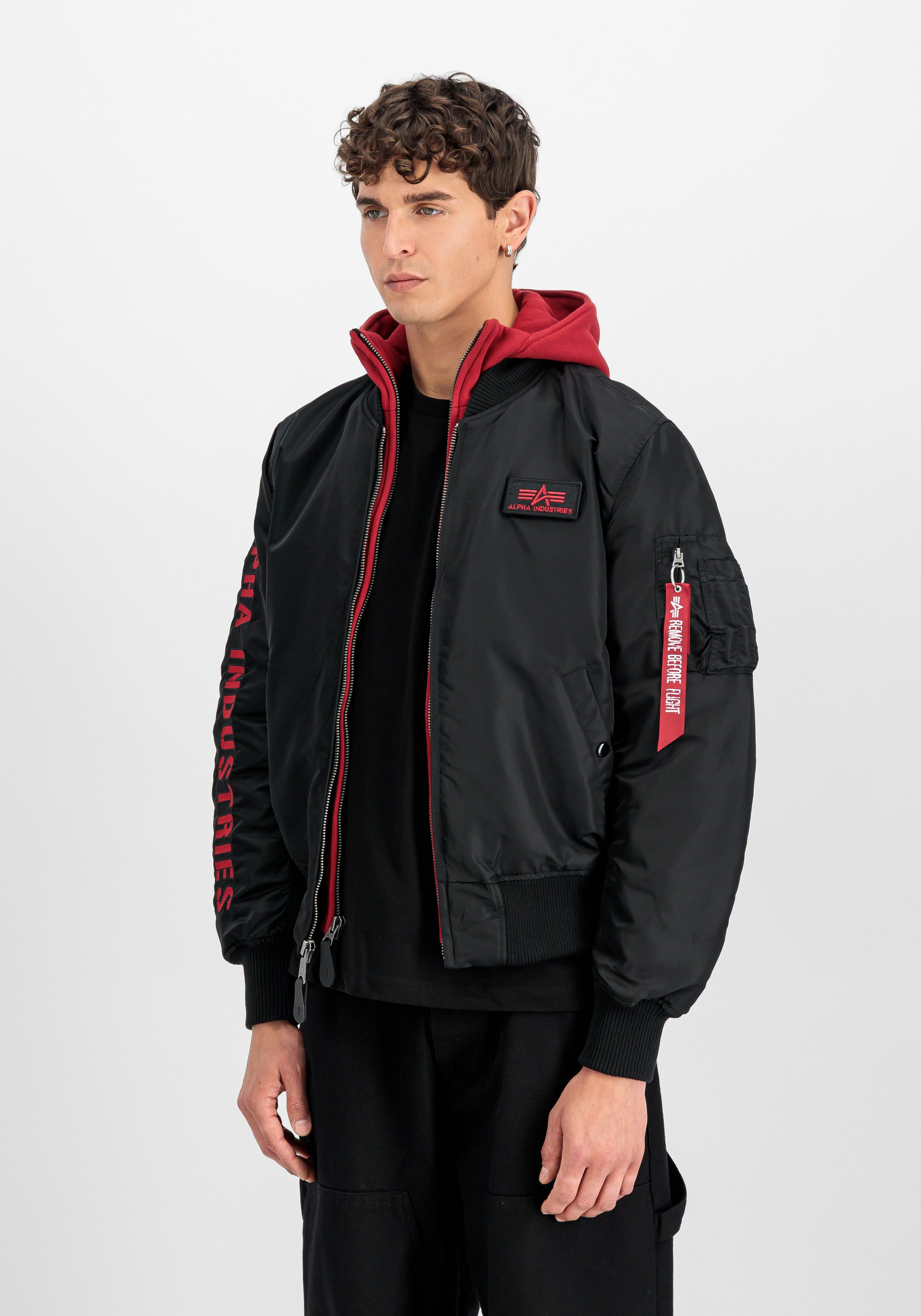 alpha industries Bomberjacke MA-1 D-Tec Sleeve Embroidery