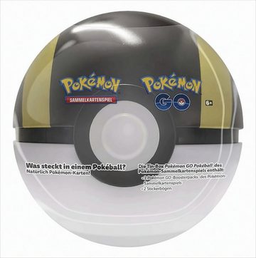 POKÉMON Sammelkarte Pokemon GO Pokeball Tin-Box