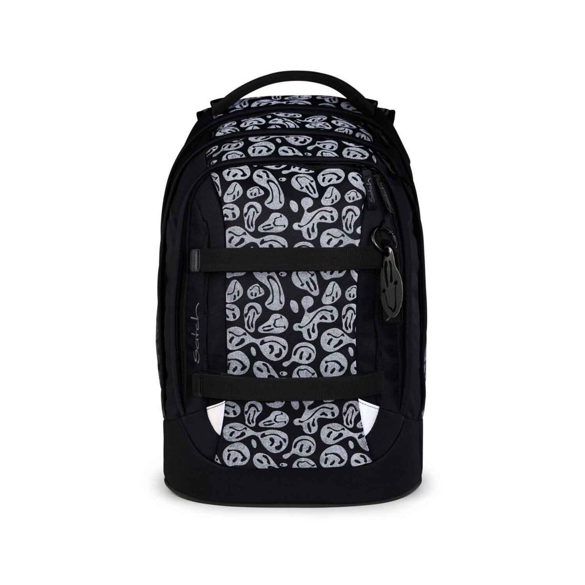 Satch Schulrucksack Pack (4tlg., inkl. Schlamperbox, Sportbeutel und Trinkflasche), reflektierend