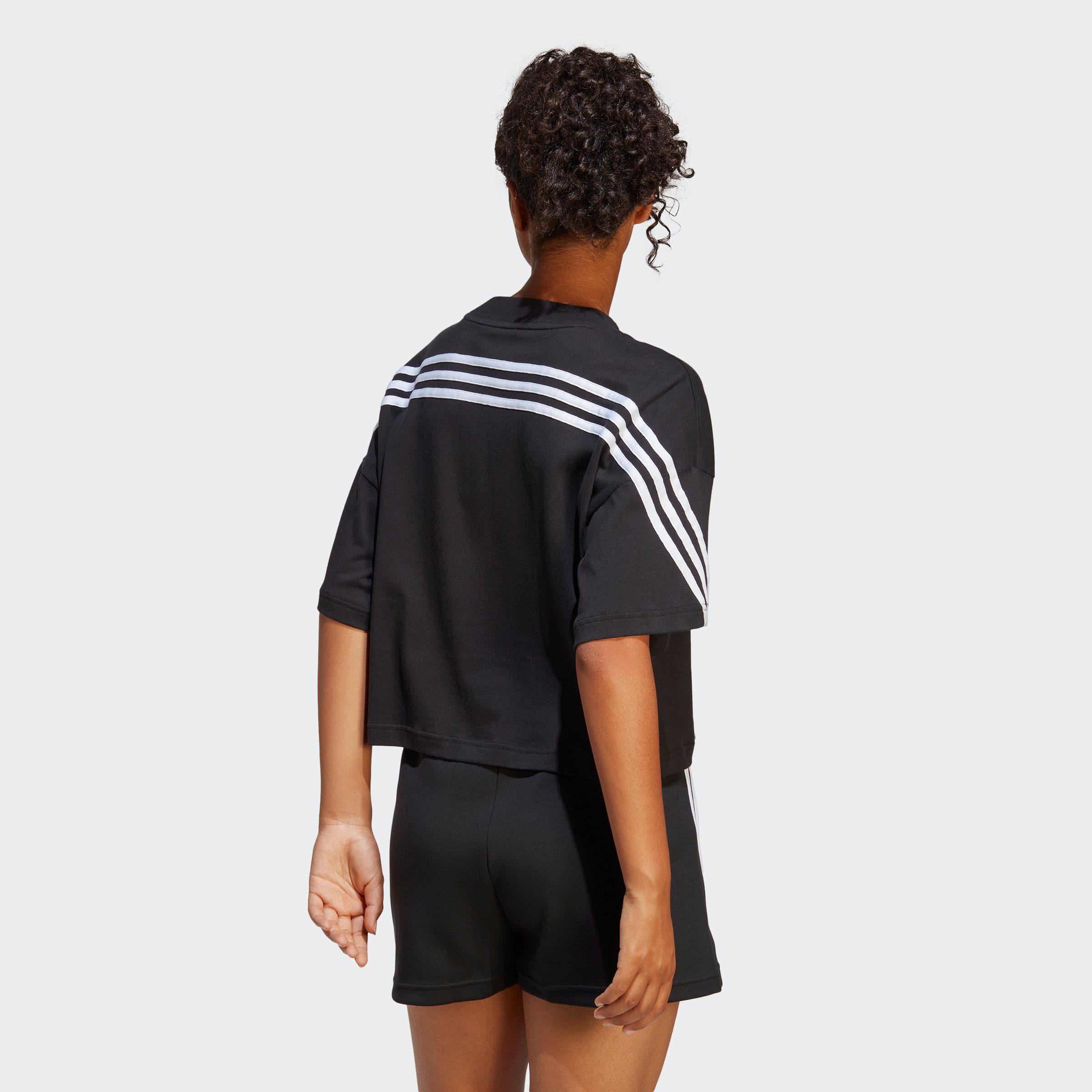 Sportswear Black 3-STREIFEN T-Shirt adidas FUTURE ICONS