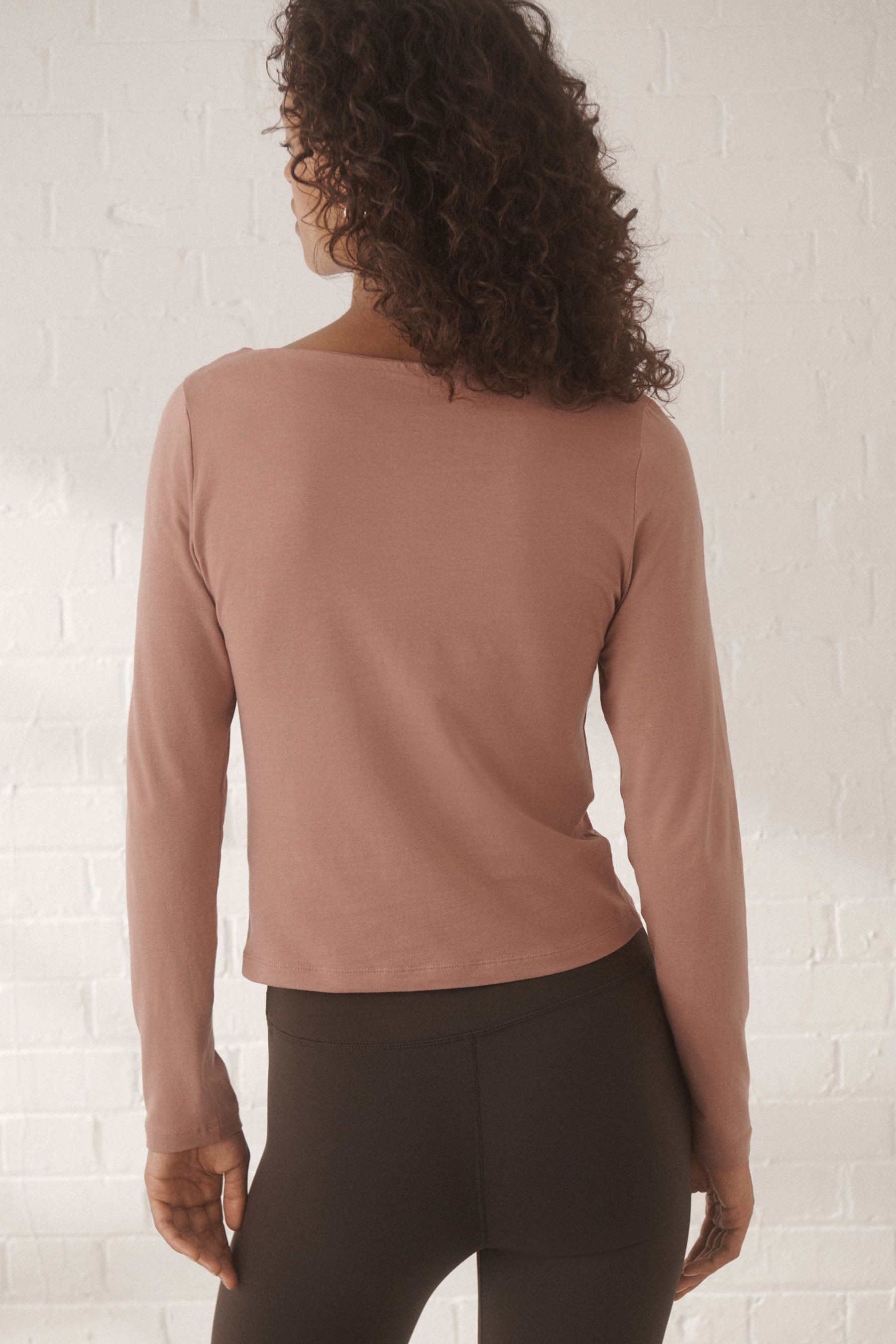 Next T-Shirt Langarmshirt mit U-Boot-Ausschnitt (1-tlg) günstig online kaufen