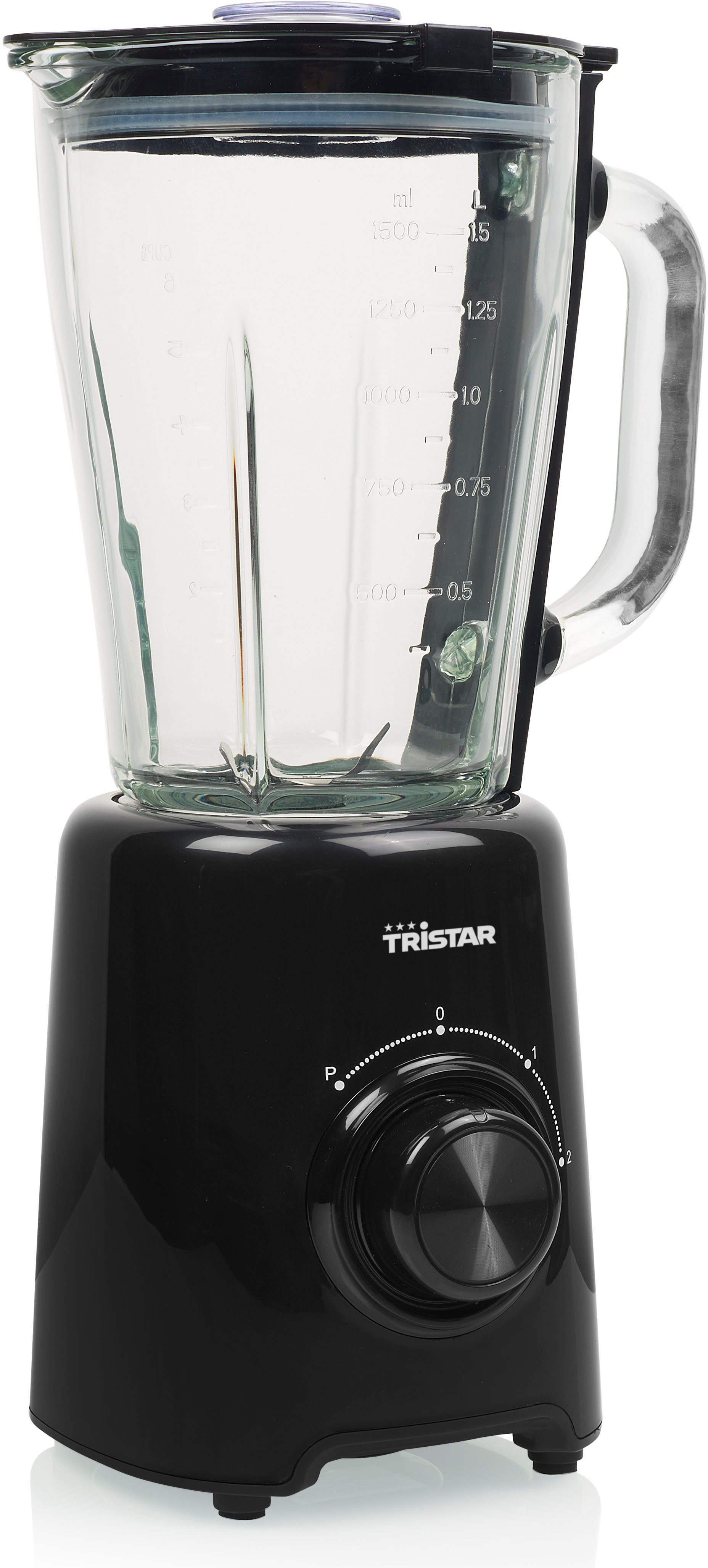 Tristar Настольные миксеры BL-4477, 500 W, 1,5 L, 4 Edelstahlklingen, 2 Geschwindigkeitsstufen, Impuls-Funktion