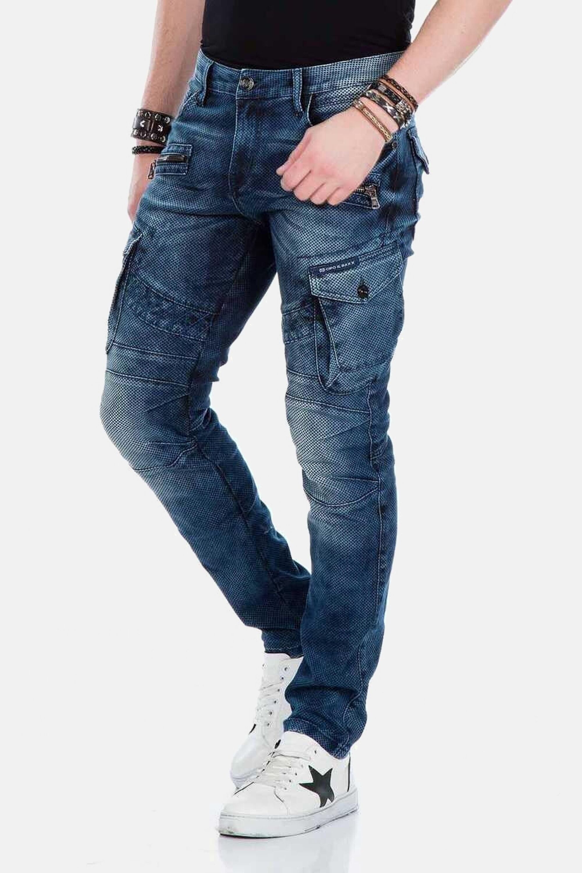 Cipo & Baxx 5-Pocket-Jeans Jeans in schmaler Passform, CD-369