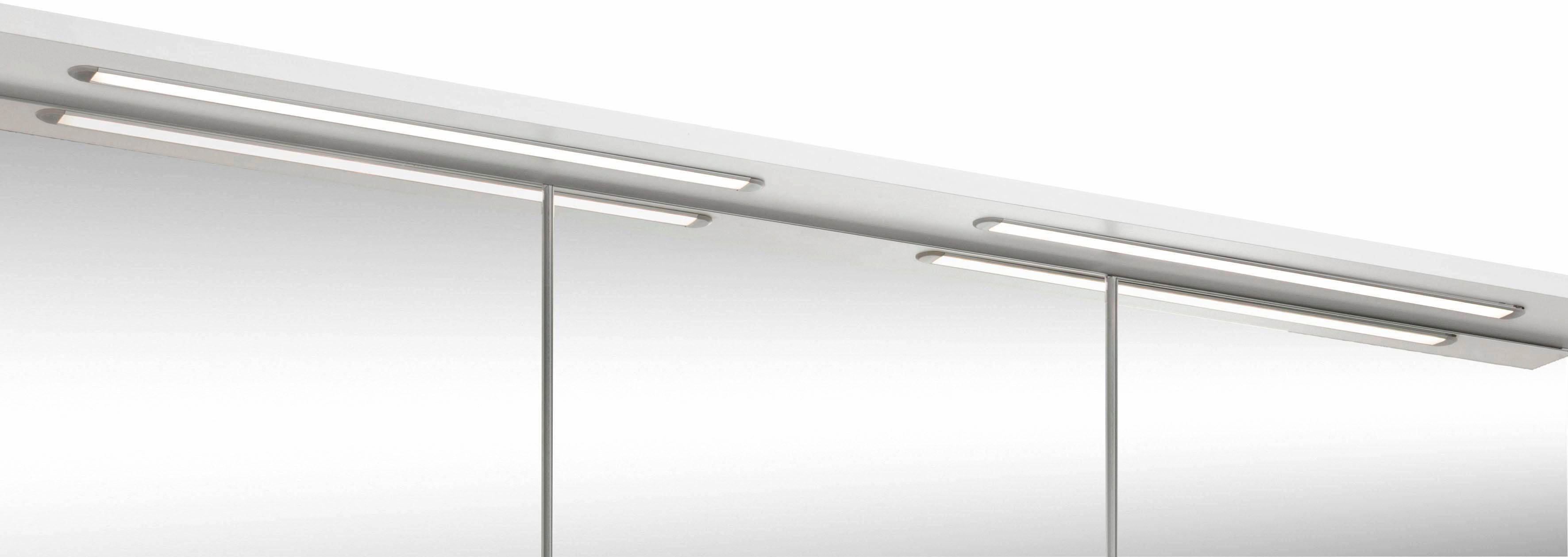 welltime Spiegelschrank Ravenna Breite 120 cm, mit LED Beleuchtung – Bild 4 von 5