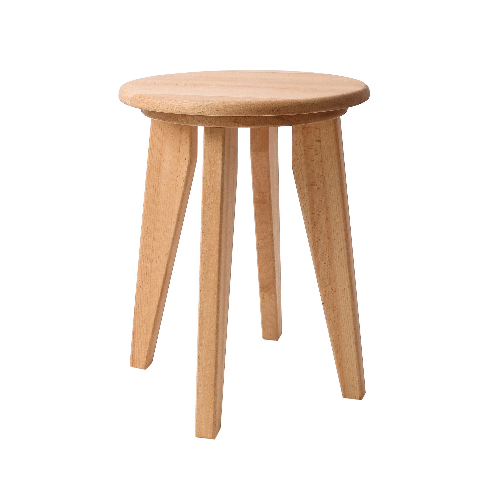 Krok Wood Hocker 2x Hocker Dresden aus Massivholz in Buche (Set) günstig online kaufen