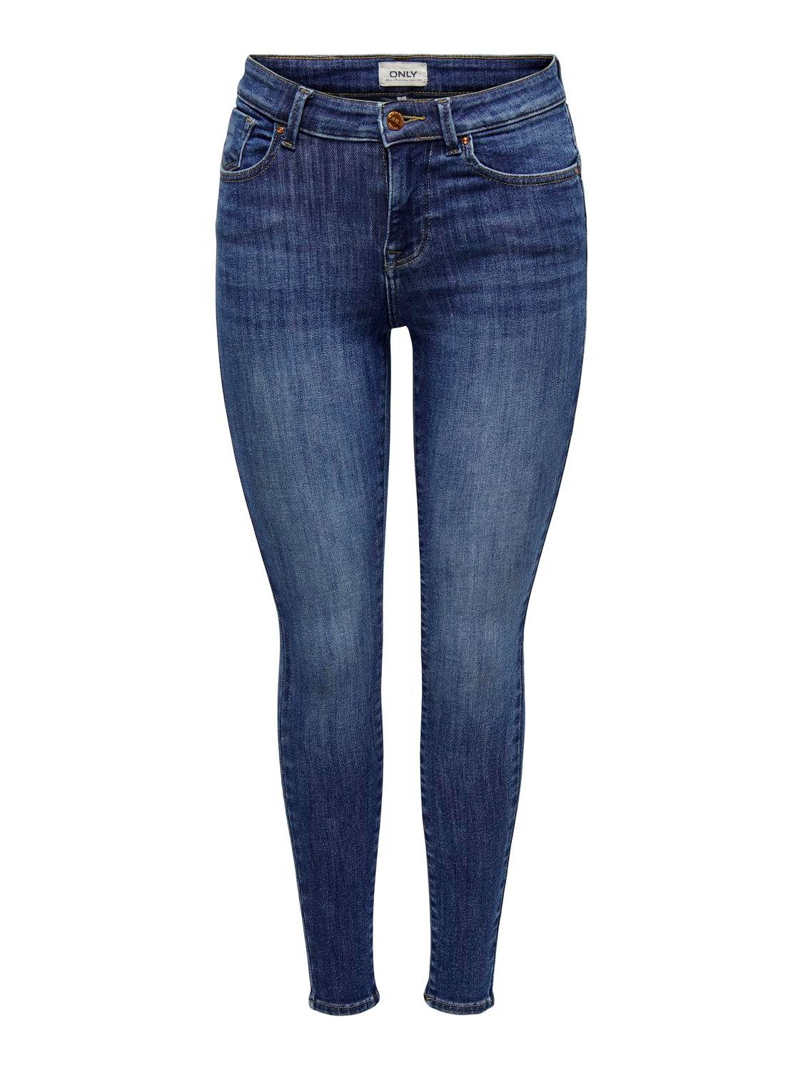 Skinny-fit-Jeans ONLPOWER MID SK PUSHUP DNM TAI012 NOOS