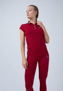 SPORTKIND Funktionsshirt Golf Polo Shirt Loose-Fit Mädchen & Damen bordeaux rot