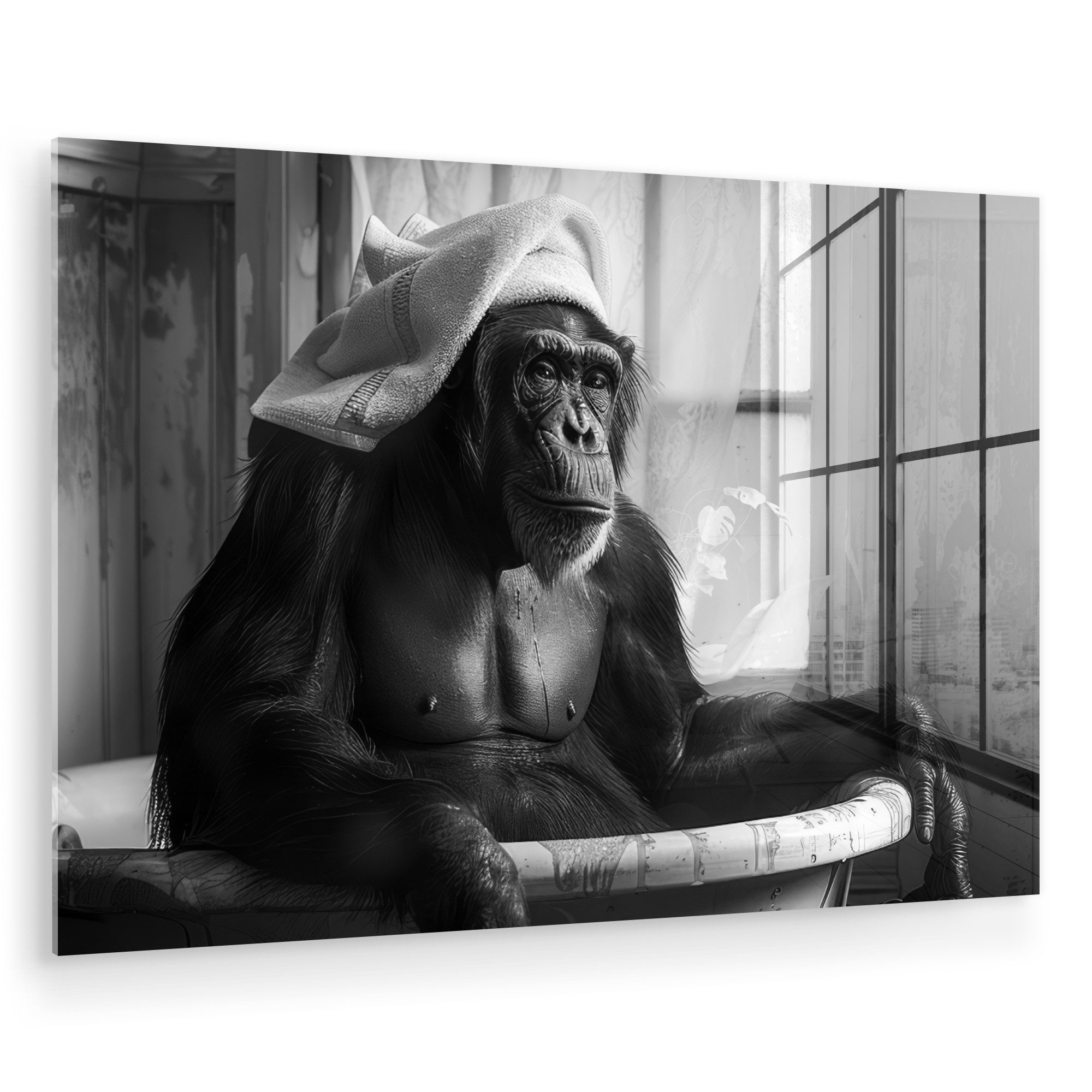 MuchoWow Acrylglasbild Affe - Tier - günstig online kaufen