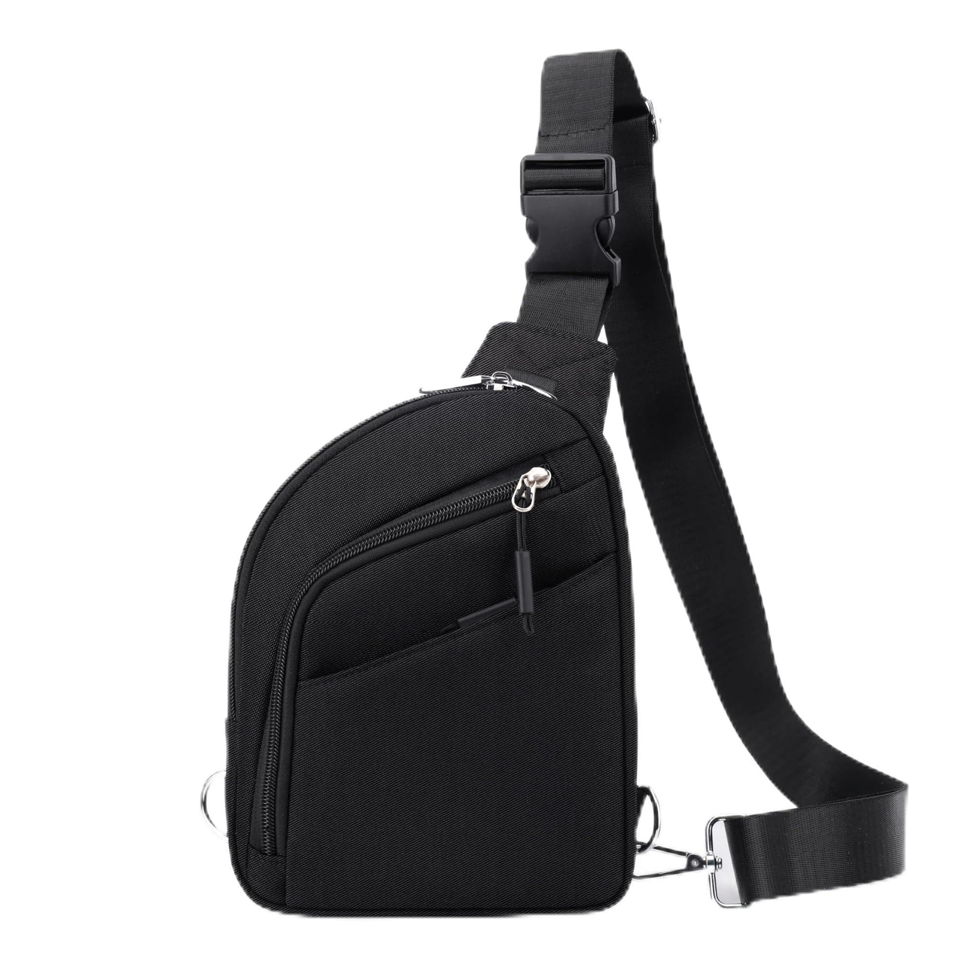 nsihing Umhängetasche Diebstahlsichere Unisex-Crossbody-Sling-Tasche mit RFID-Schutz, Geeignet für Reisen, das Pendeln und den täglichen Gebrauch.