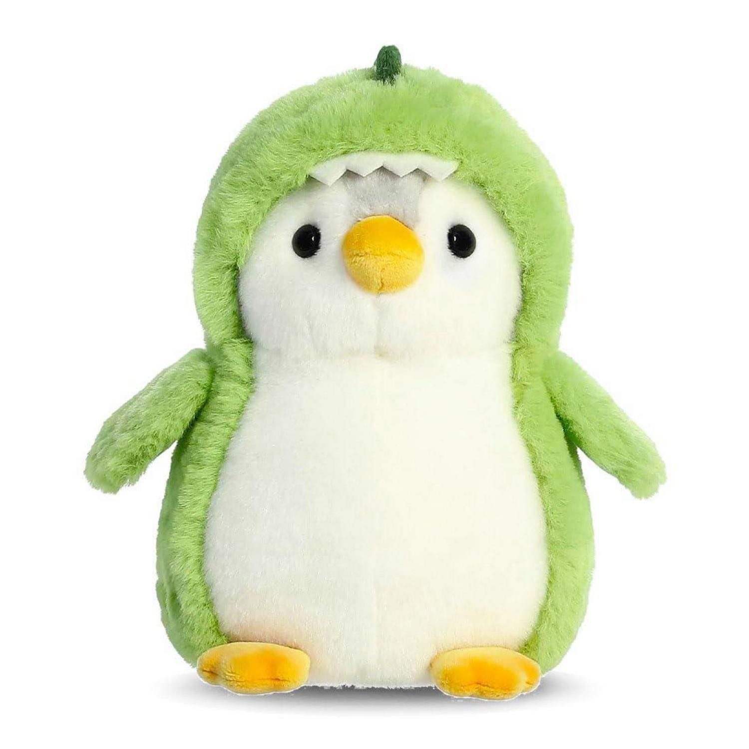 LuxusKollektion Kuscheltier Kuscheltier Pinguin Plüschtier Stofftier 20cm Grüner Pinguin