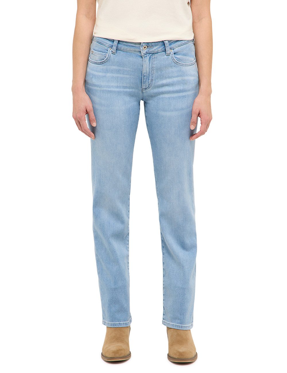 Straight-Jeans Damen Style Crosby Relaxed Straight