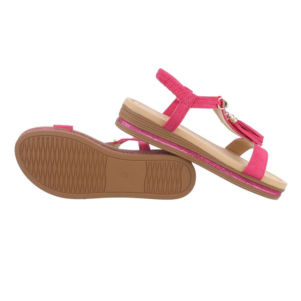 Ital-Design Damen Freizeit Riemchensandalette (85960271) Keilabsatz/Wedge günstig online kaufen