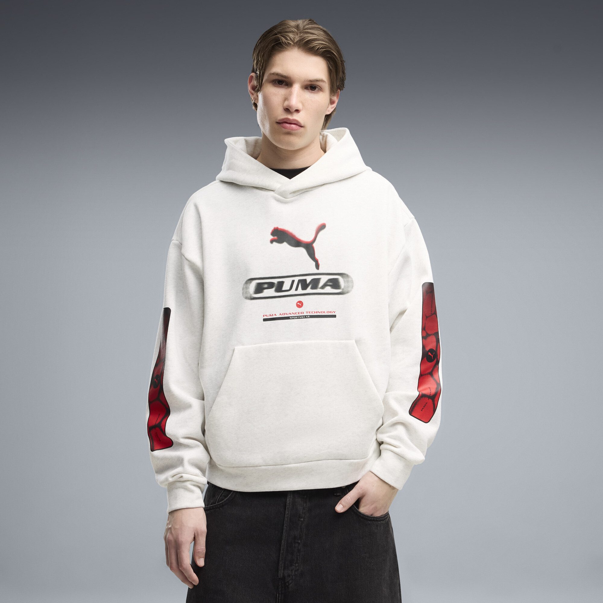PUMA Hoodie PUMA Sport Boxy Graphic Fleece Hoodie Herren