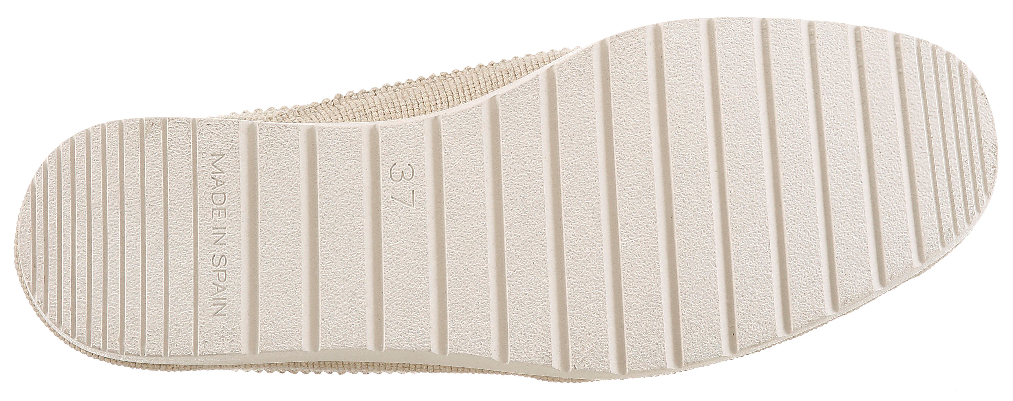 VERBENAS NURIA Slipper Espadrille, Schlupfschuh, Halbschuh mit Stretcheinsätze