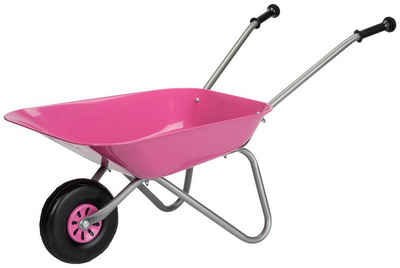 rolly toys® Schubkarre rollyMetallschubkarre, silber/pink, für Kinder; Made in Europe