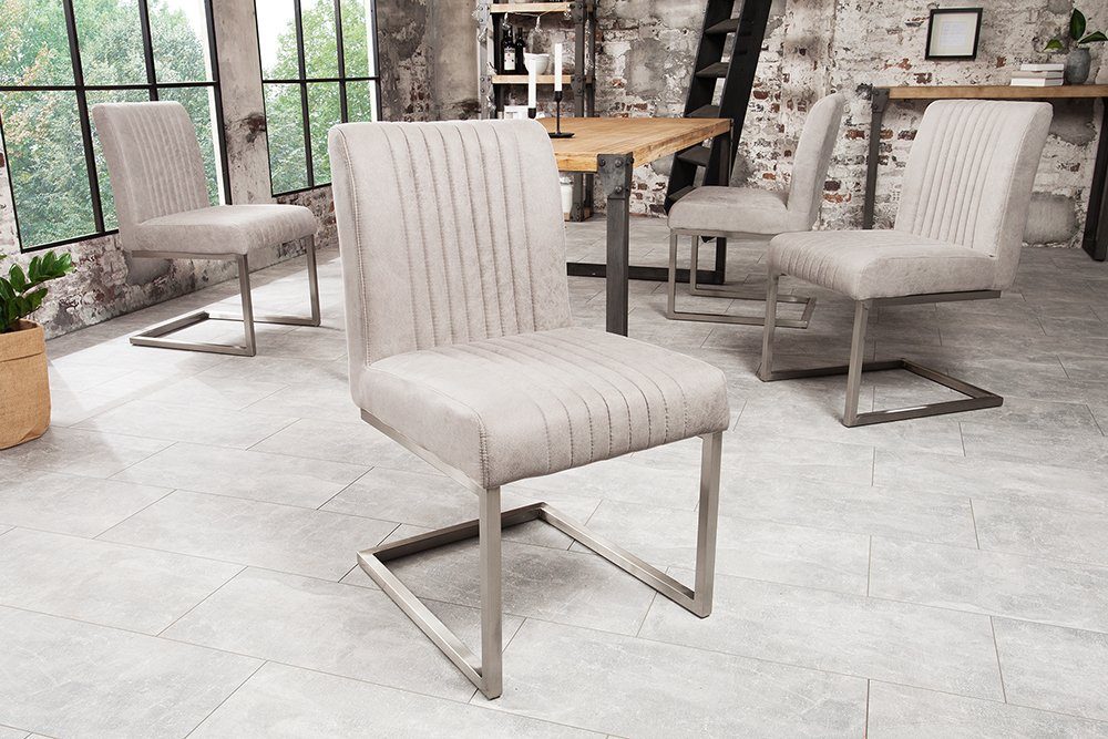 riess-ambiente Freischwinger BIG ASTON stone grau günstig online kaufen