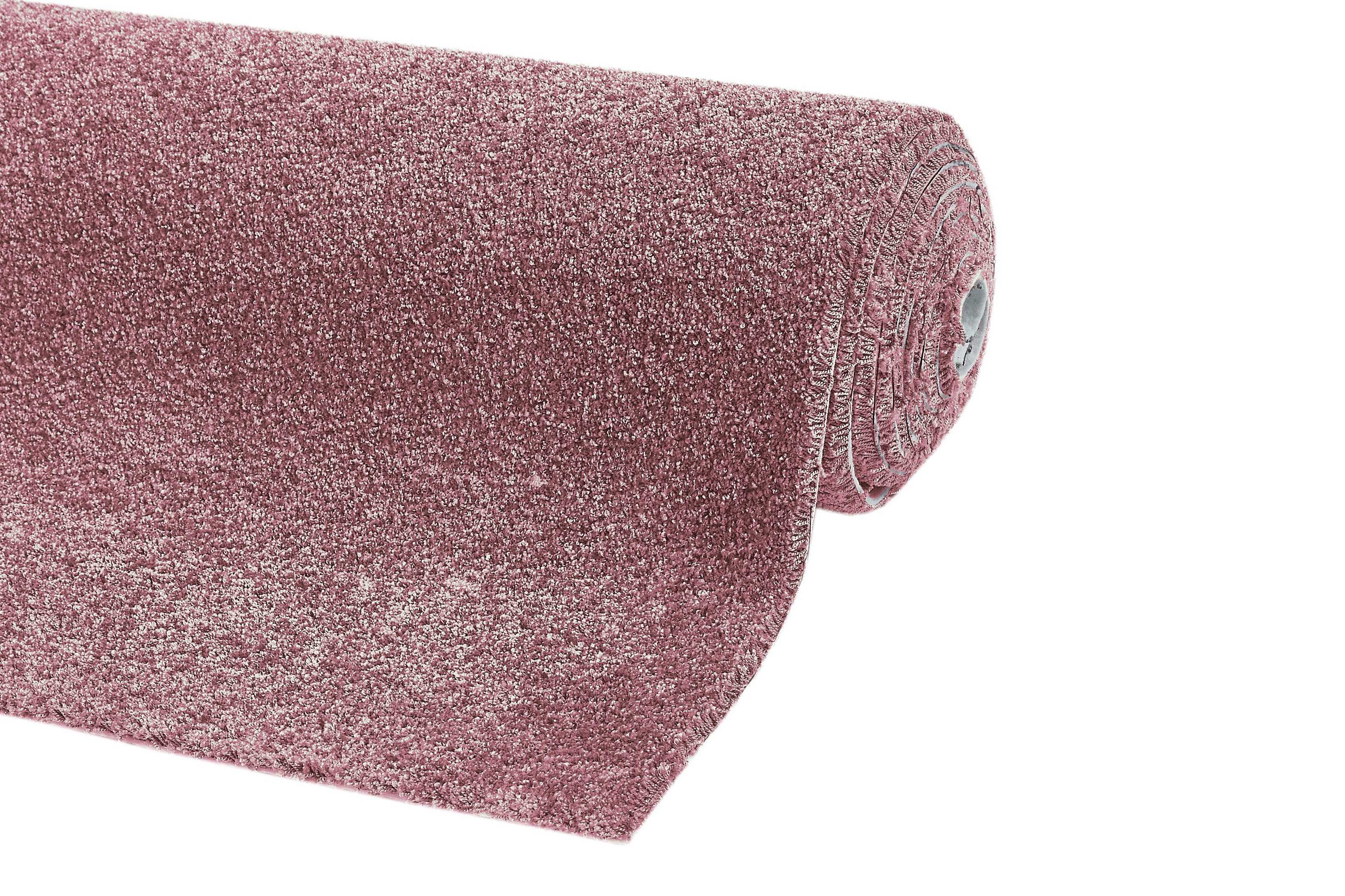 Andiamo Teppichboden Portland, Velours, Gesamthöhe 11 mm, Made in Netherlands, rechteckig, Uni Farben, Breite 400 cm, Wohnzimmer, strapazierfähig, pflegeleicht