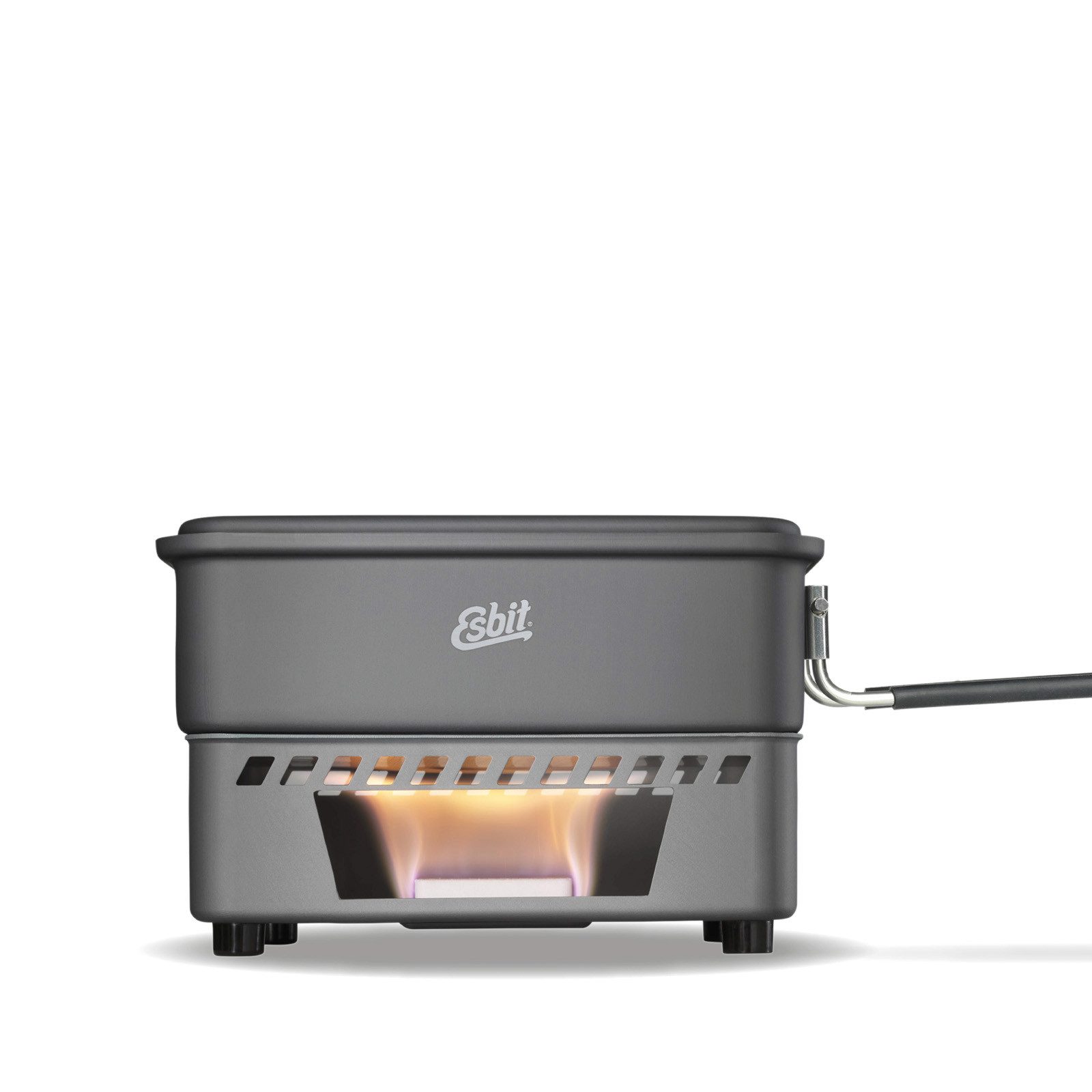 Gaskocher Trockenbrennstoff Kochset 1,1 L Campingkocher