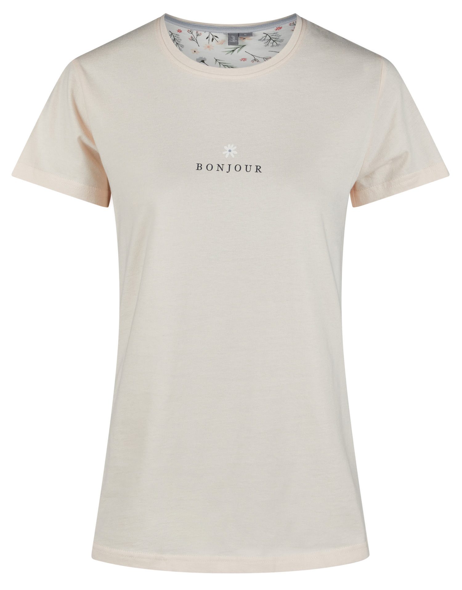 By Louise Pyjamaoberteil Damen Pyjamashirt mit kurzem Arm (1-tlg) Baumwolle günstig online kaufen