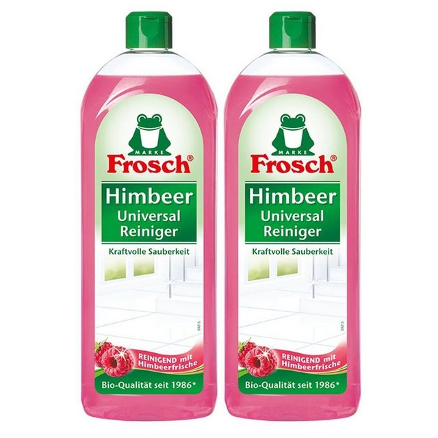 FROSCH Frosch Himbeer Universal-Reiniger 750 ml – Kraftvolle Sauberkeit (2er Allzweckreiniger