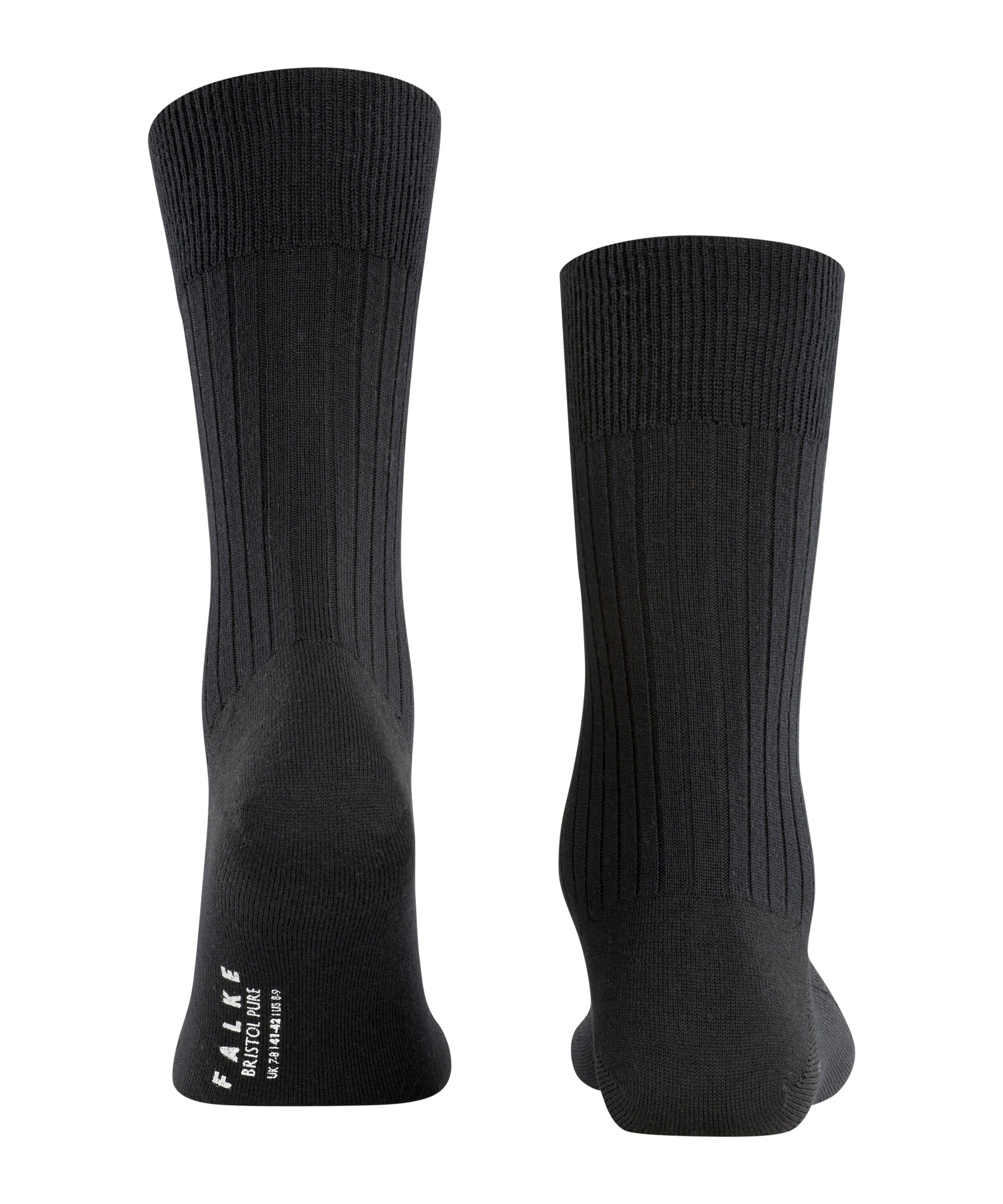 FALKE Socken Bristol Pure Socken aus feinster Merinowolle (1-Paar) aus feinster Merinowolle