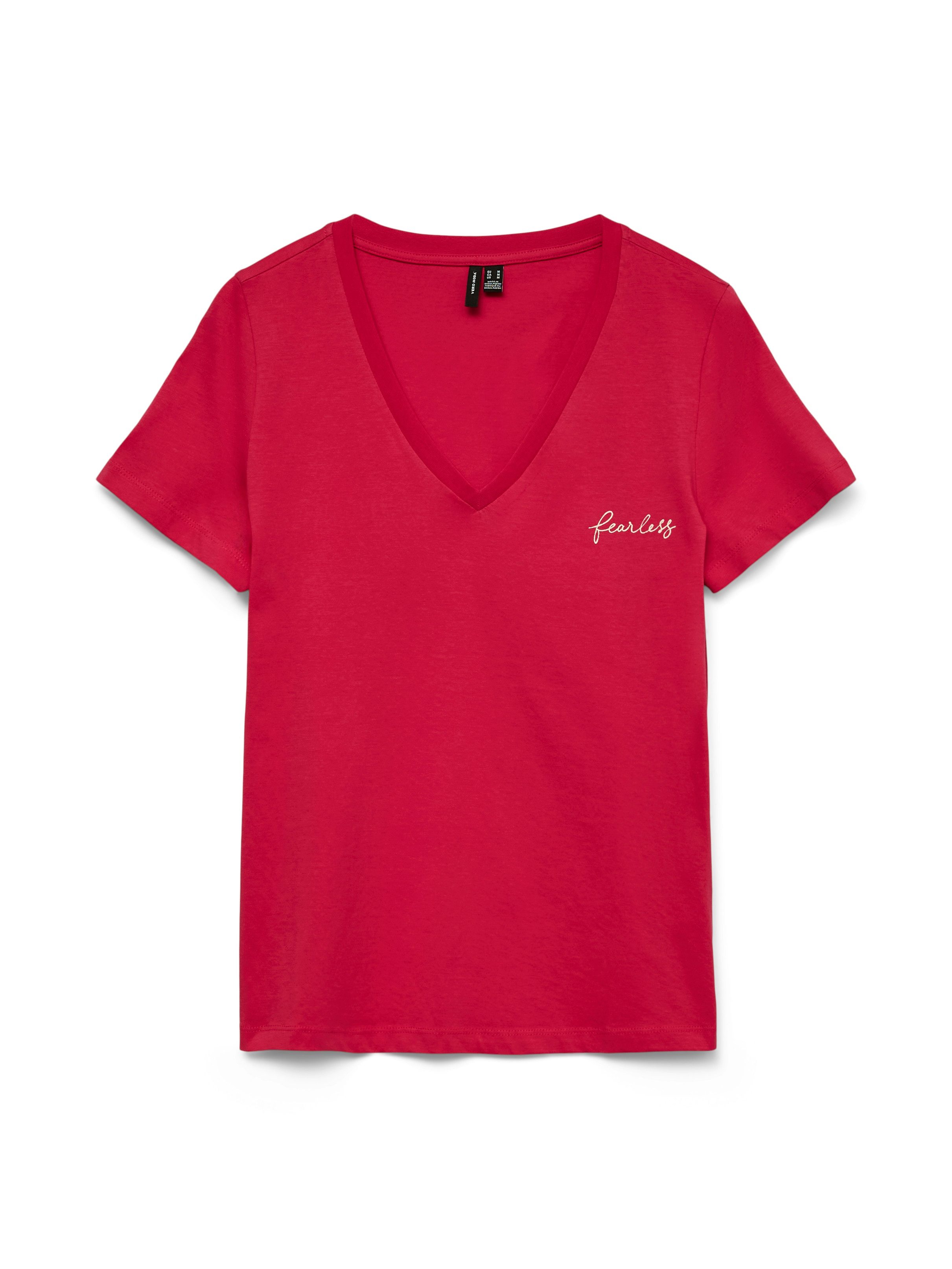 Vero Moda Kurzarmshirt VMVIOLA VENESSA SS TOP BOX JRS mit Print günstig online kaufen