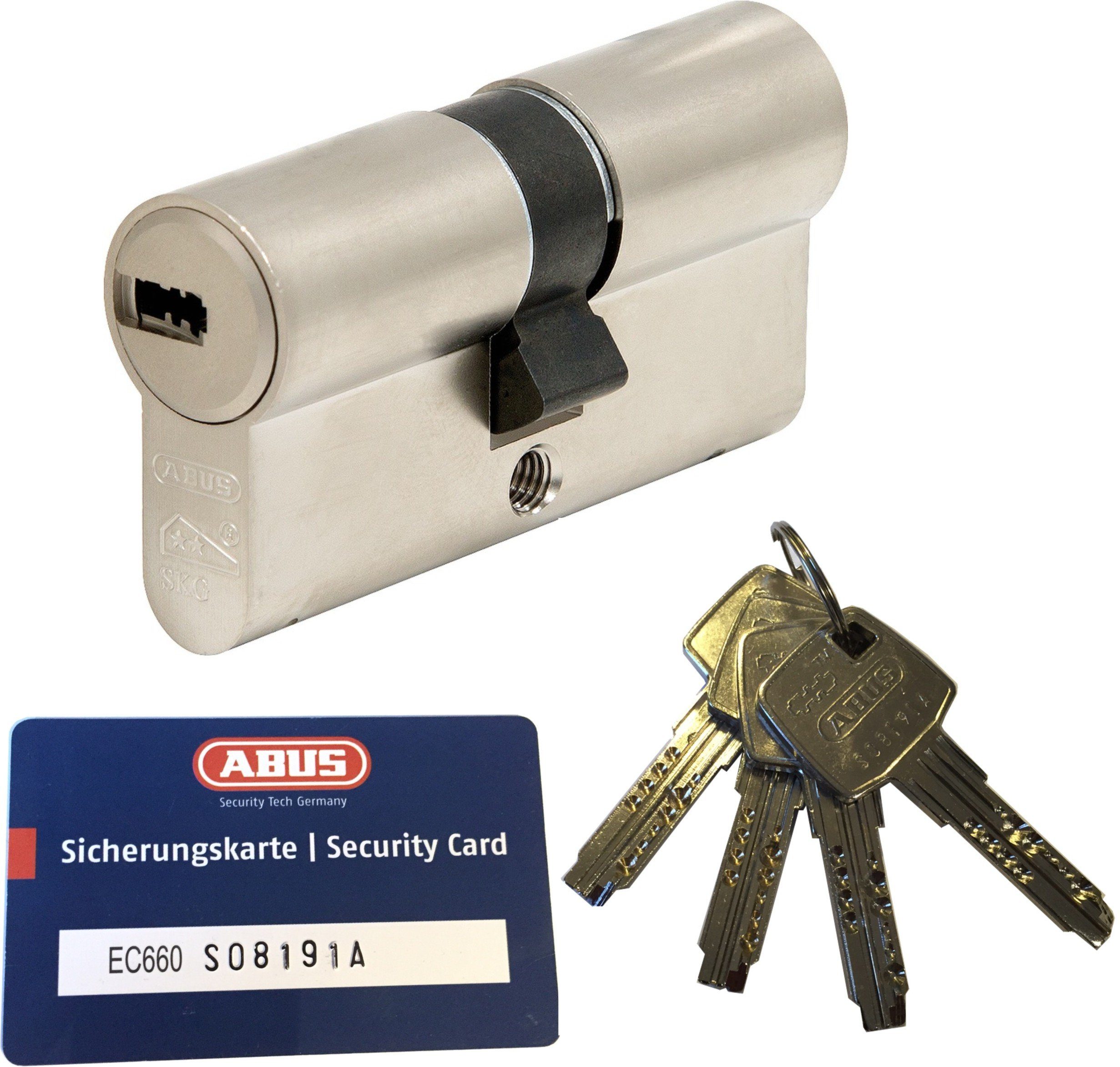 ABUS Profilzylinder ABUS EC660 Doppelzylinder versch. Längen, 3- 10 Schlüssel, Verschiedenschließend mit N+G