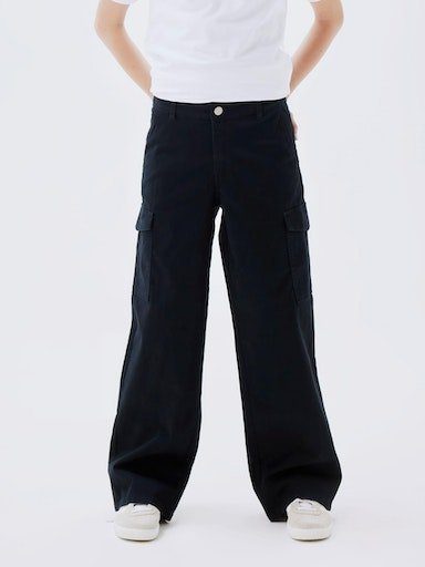 Name It 8108-BA Cargohose CARGO WIDE TWILL NKFROSE Black NOOS