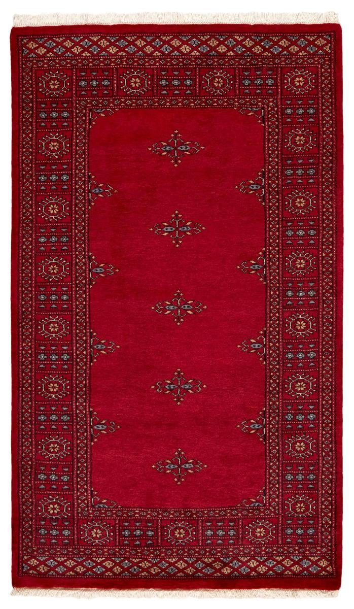 Orientteppich Pakistan Buchara 3ply 95x162 Handgeknüpfter Orientteppich, Nain Trading, rechteckig, Höhe: 8 mm