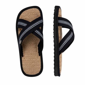 CINNEA Bondix Sandale Zimtlatschen, handgefertigt, mit Jute-Fußbett und Wellness-Zimtfüllung, gegen Hornhaut und Fußschweiß