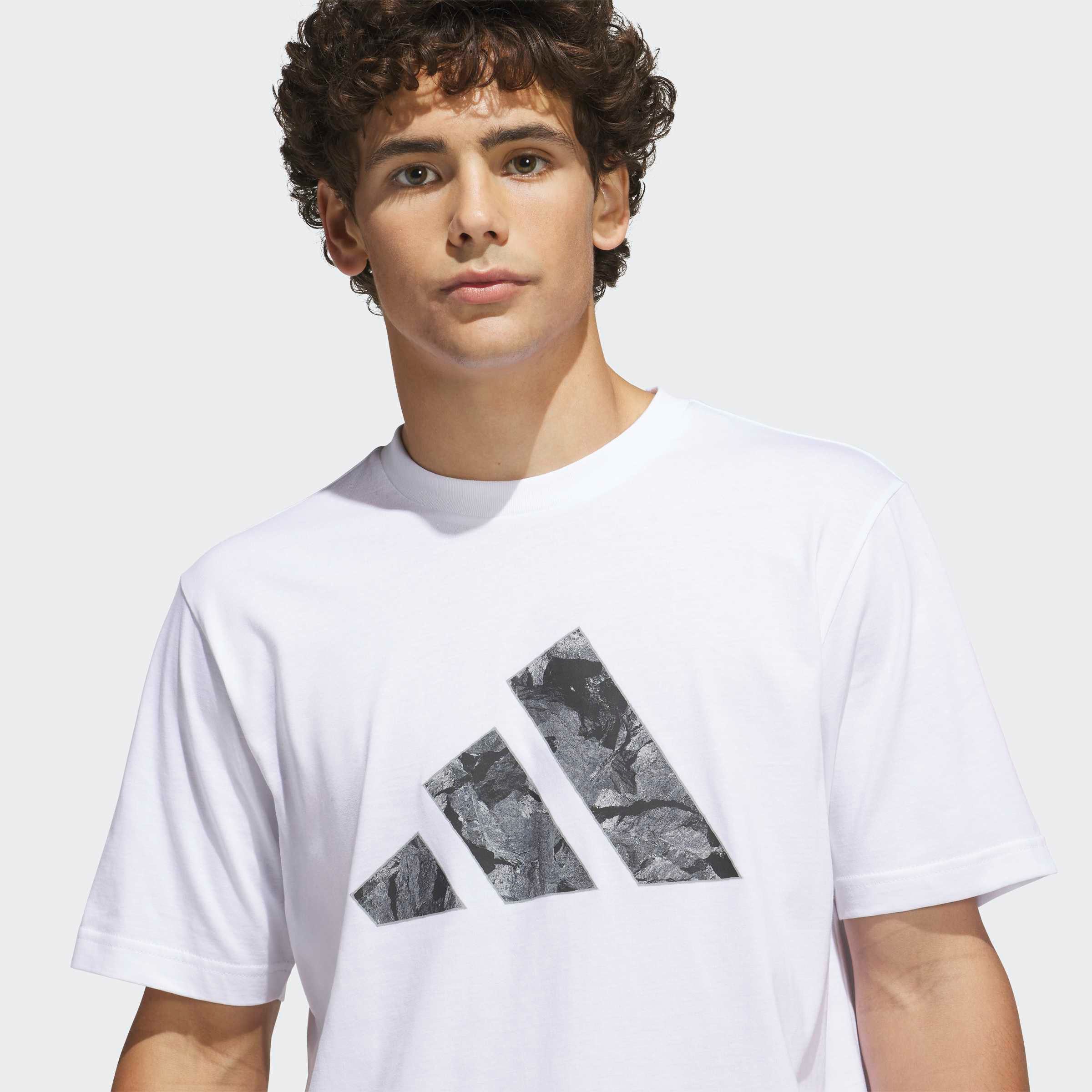 adidas Sportswear T-Shirt M PHOTRK 3B T mit Rundhalsausschnitt, aus Baumwolle