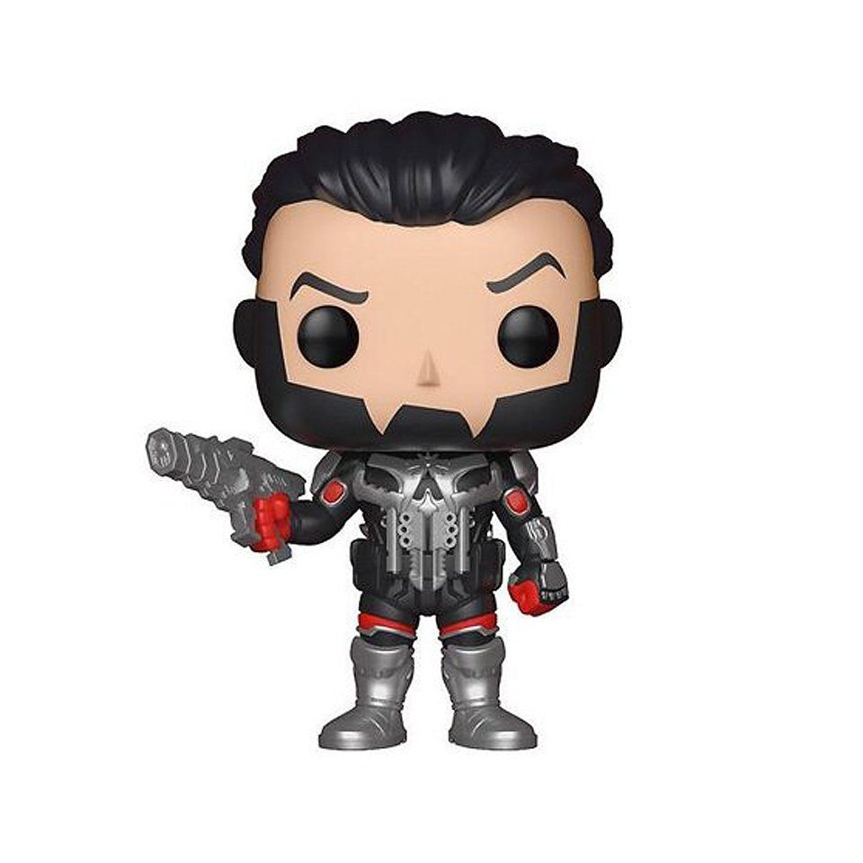 Funko Actionfigur POP! Wackelkopf Figur Punisher 2099 (Exclusive), Punisher 2099 aus dem Fight-Game Marvel: Contest Of Champions als Funk