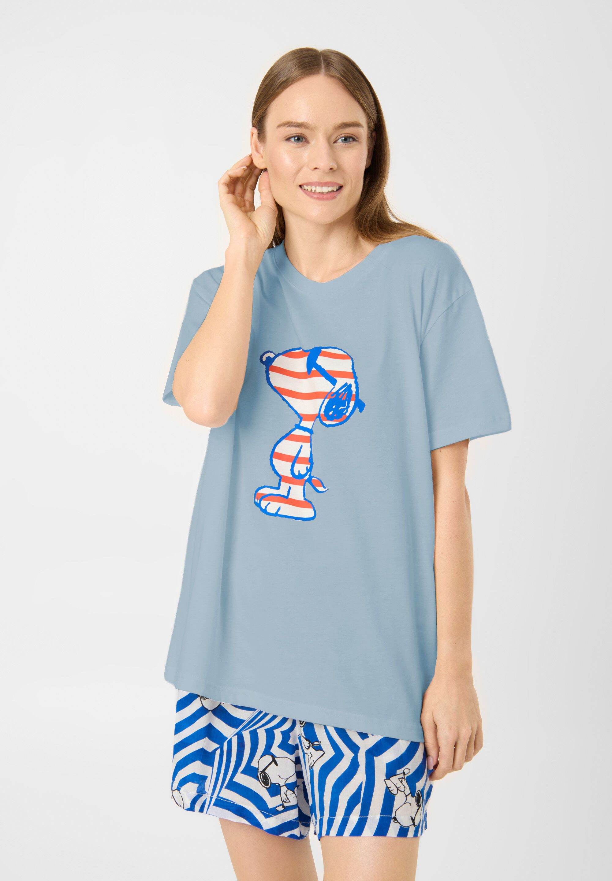 Codello Print-Shirt (1-tlg) Mit Snoopy-Motiv