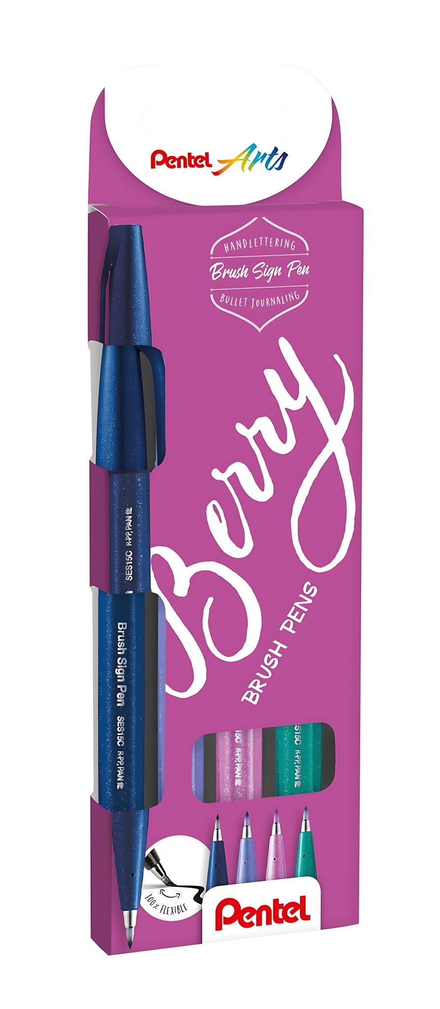 PENTEL Kalligraphie-Stift Pentel Kalligrafiestift Brush Sign Pen Set
