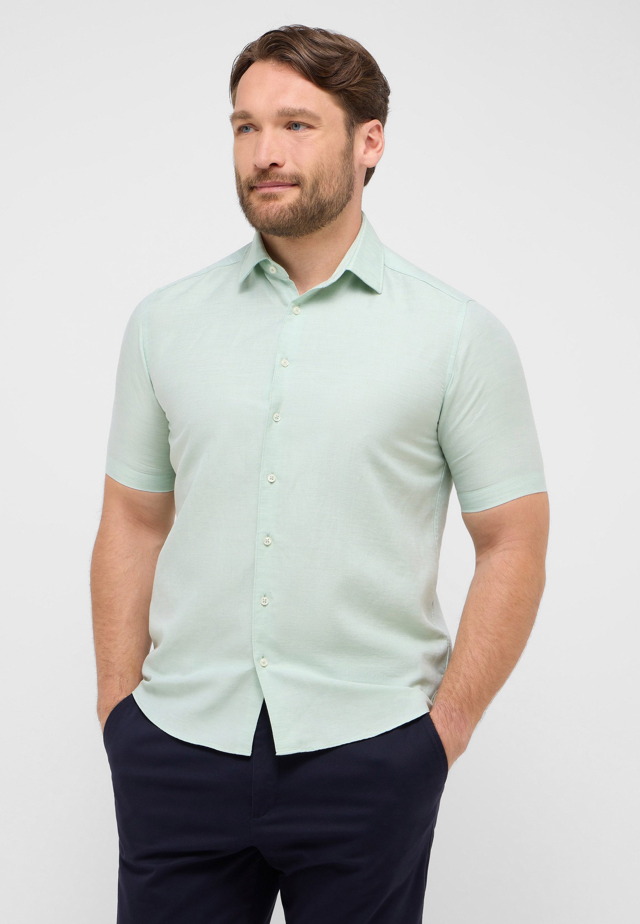 Eterna Kurzarmhemd COMFORT FIT EASY IRON günstig online kaufen