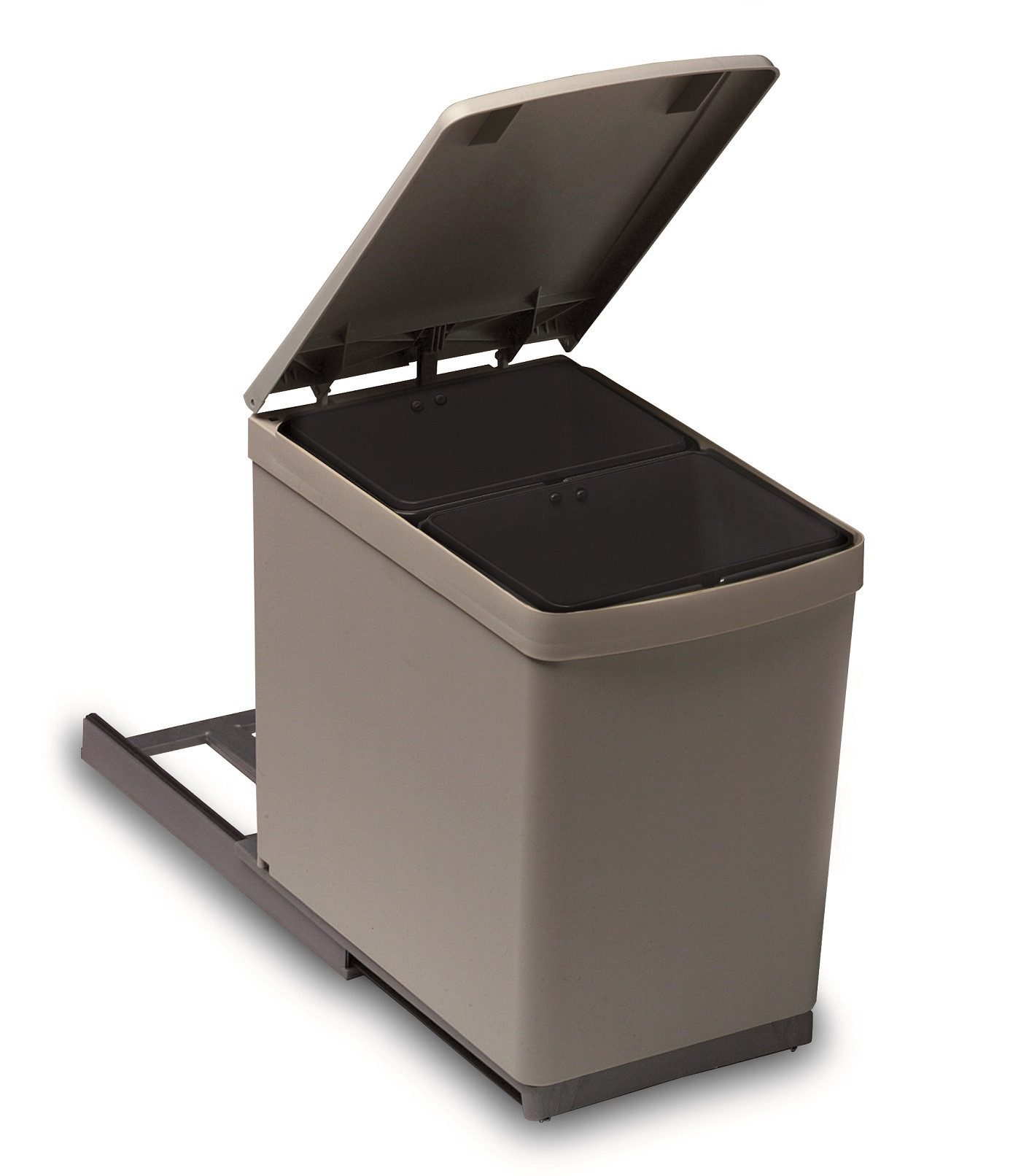 Victory Einbaumülleimer Einbau-Abfallsammler Traditionline 15 Liter automatischen Deckelheber