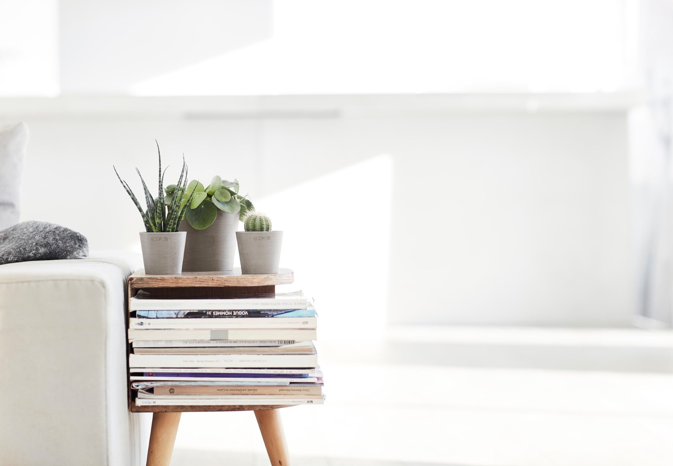 ECOPOTS Blumentopf Amsterdam Mini 8 Taupe, für den Innenbereich günstig online kaufen