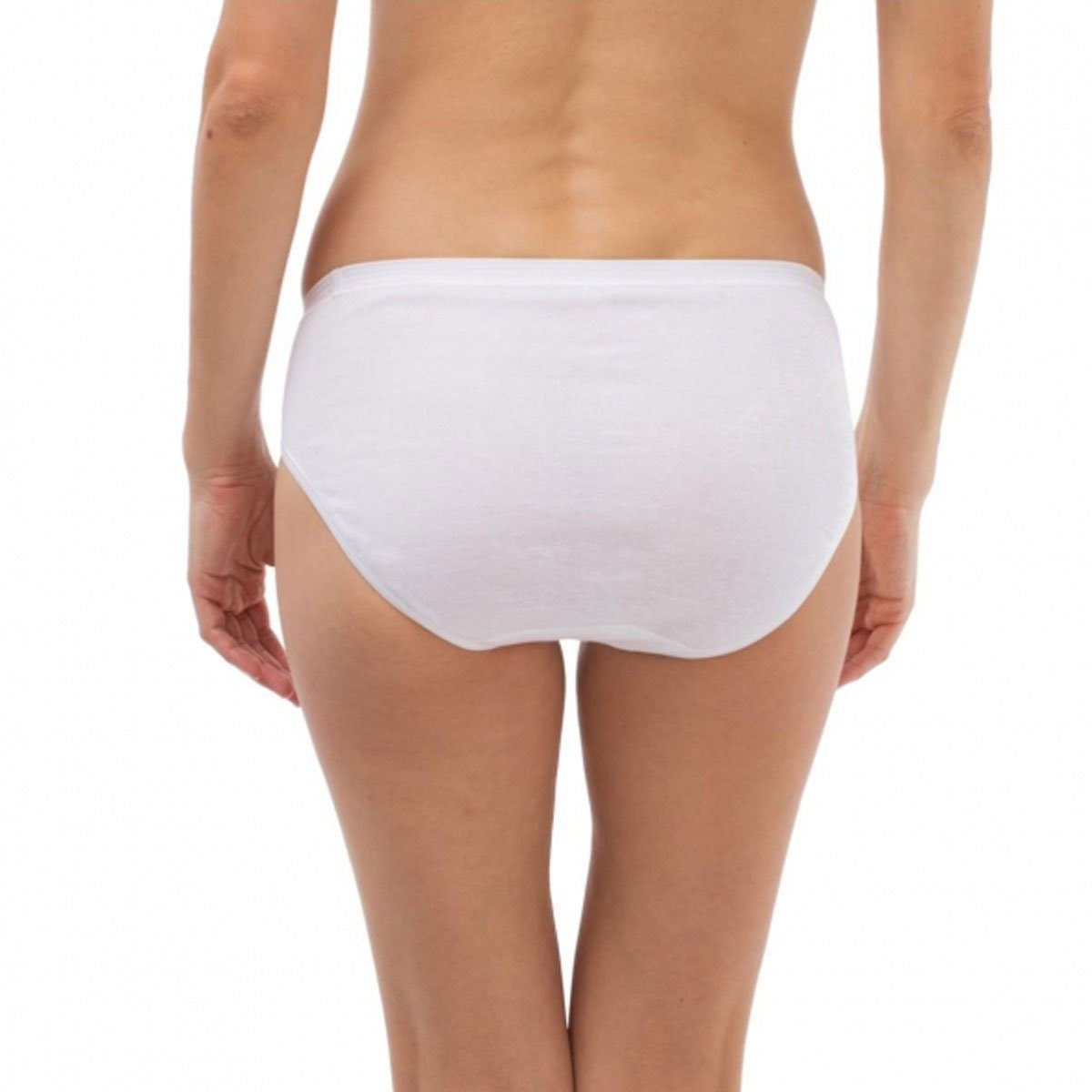 Schöller Slip Basic Baumwolle Taillenslip mit edler Glanzeinfassung im 3er Pack
