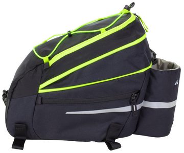 VAUDE Fahrradtasche Silkroad L black bright green Gepäckträgertasche