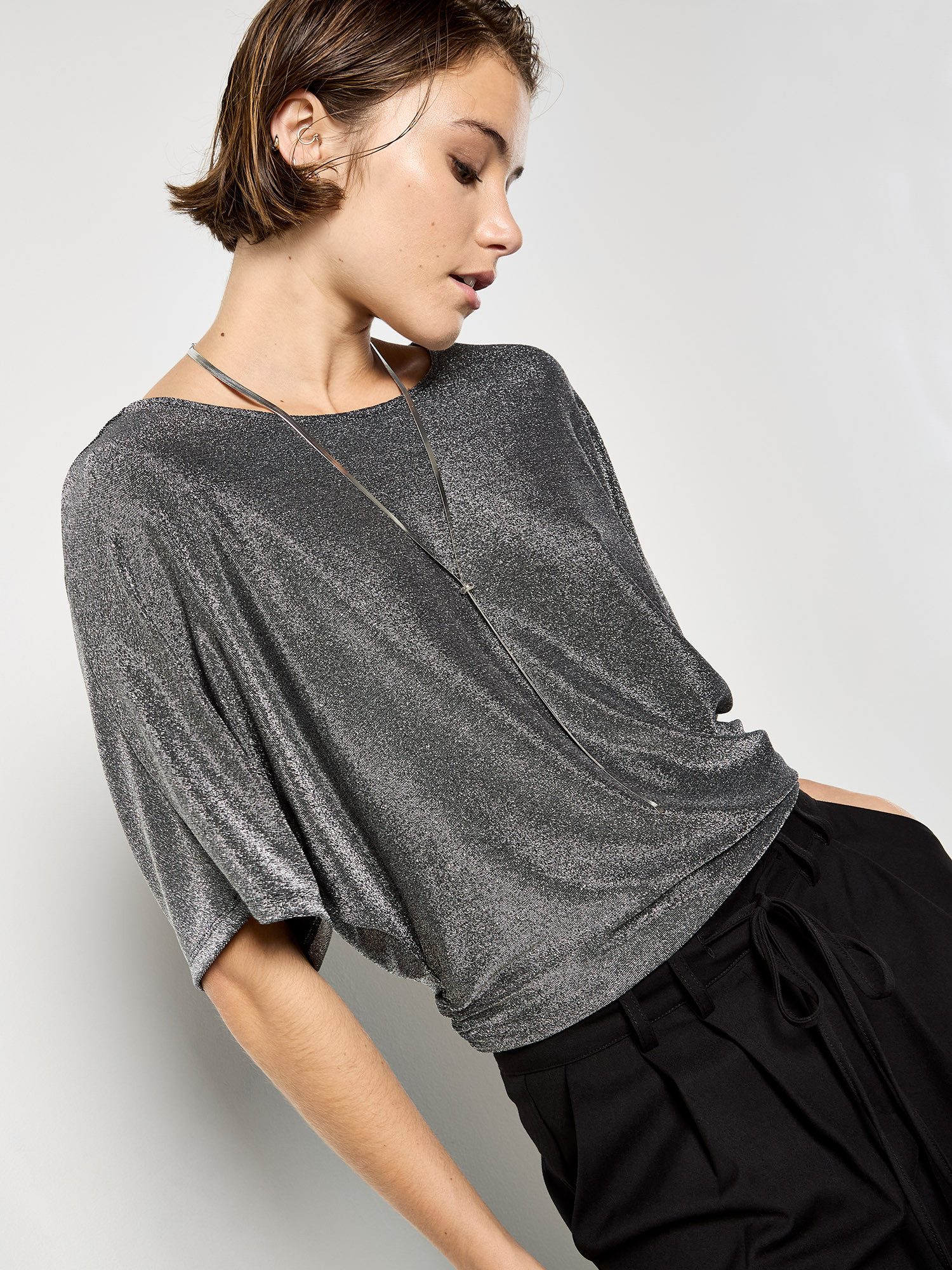 Paillettenshirt Partyshirt