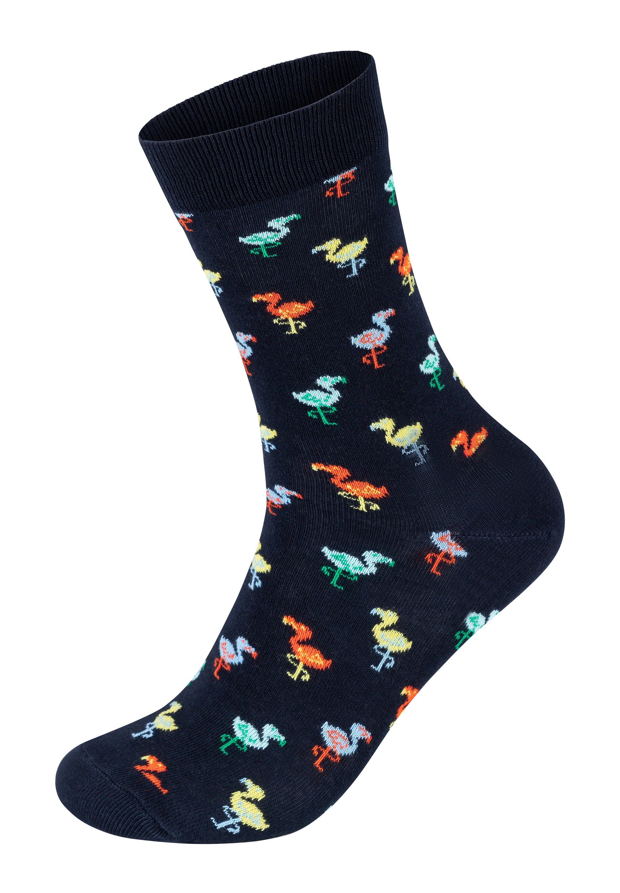 Happy Socks Basicsocken 3-Pack Sunny Side Up-Solid-Flamingo Socks Aus weich günstig online kaufen