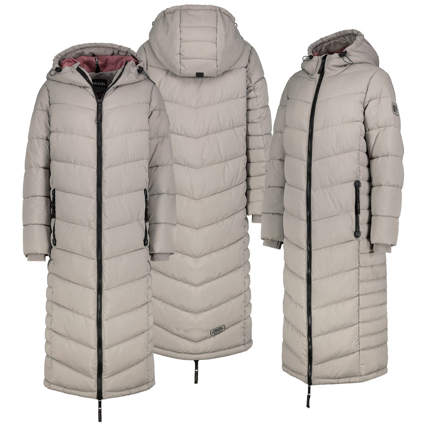 SUBLEVEL Steppmantel Winter Jacke Parka Steppjacke günstig online kaufen
