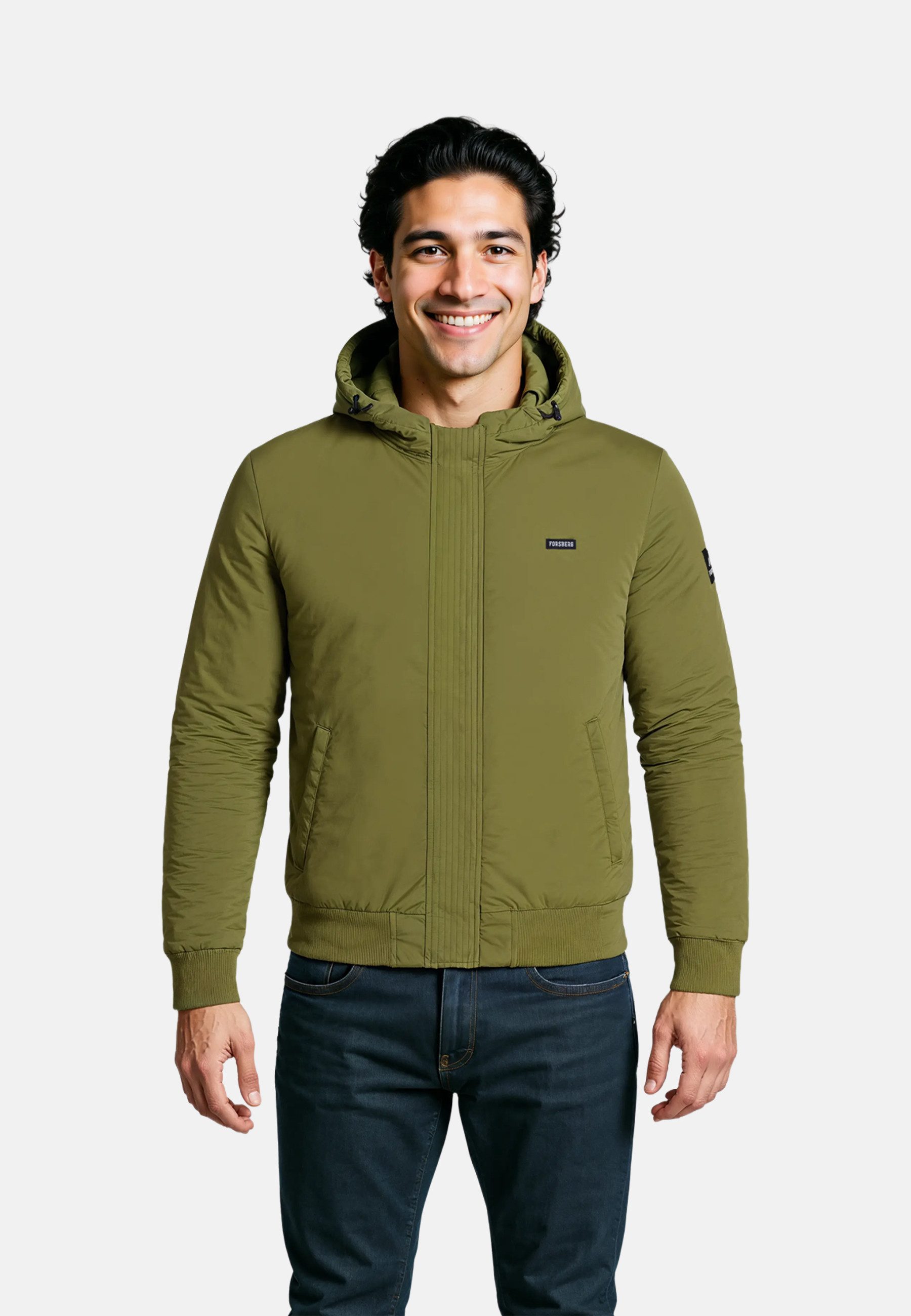 FORSBERG Allwetterjacke Winterjacke mit gefütterter Kapuze