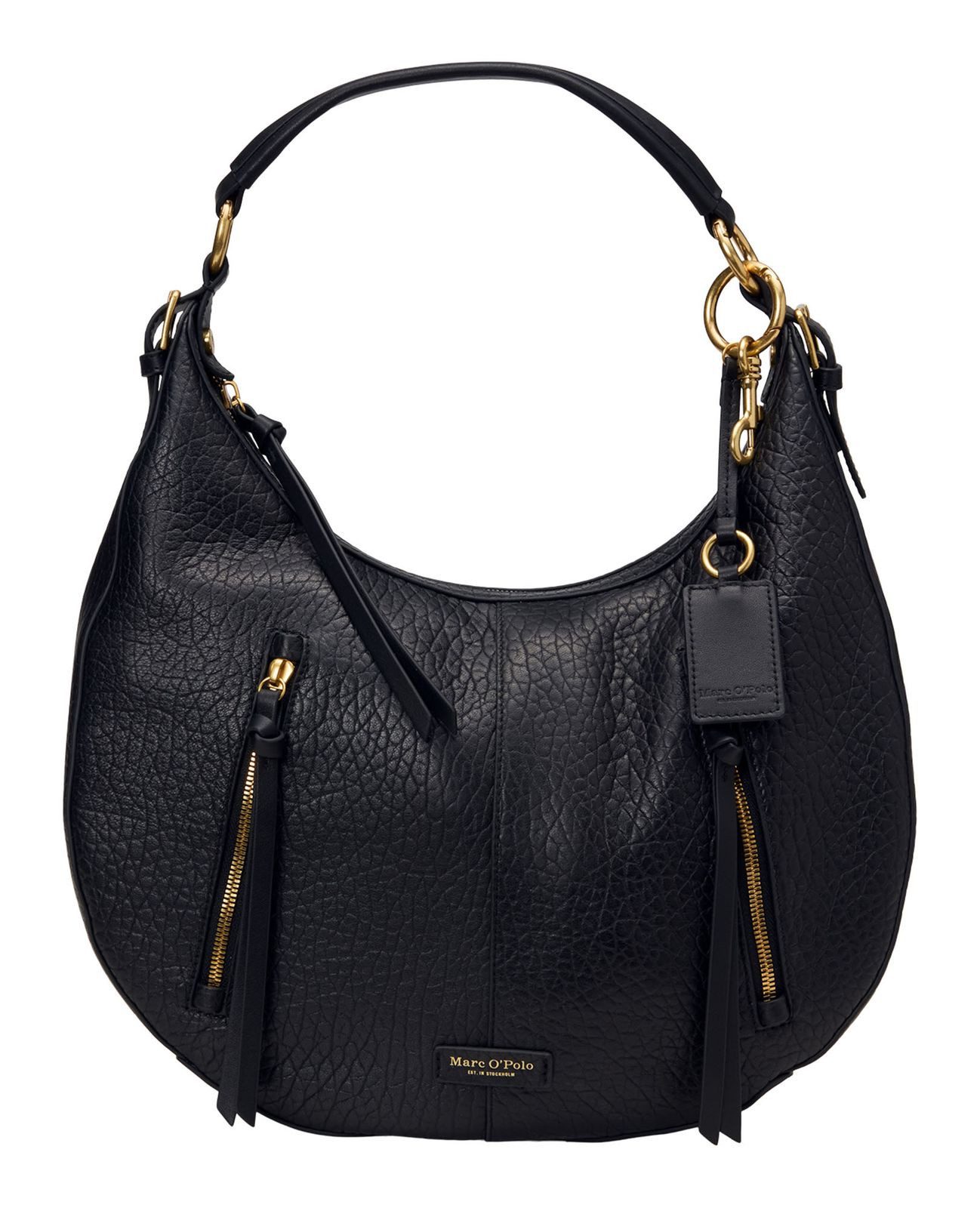 Marc O'Polo Schultertasche Philine Hobo Bag, aus echtem Leder