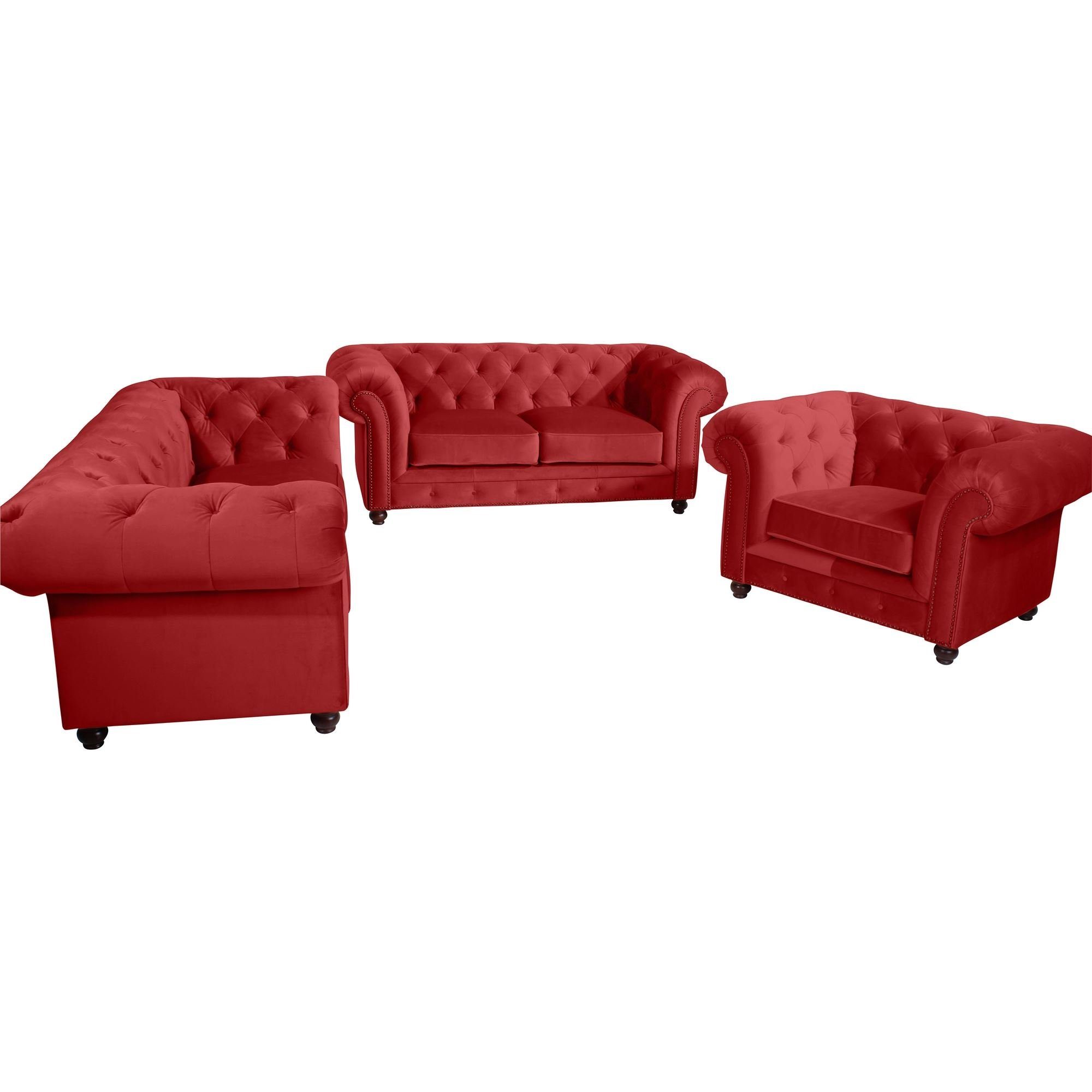 58 aufm Kessel Sofa Sofa 2,5-Sitzer Kathe Bezug Samtvelours Buche, Sparpreis inkl. Kostenlosem Versand 1 Teile, hochwertig verarbeitet,bequemer Sitz