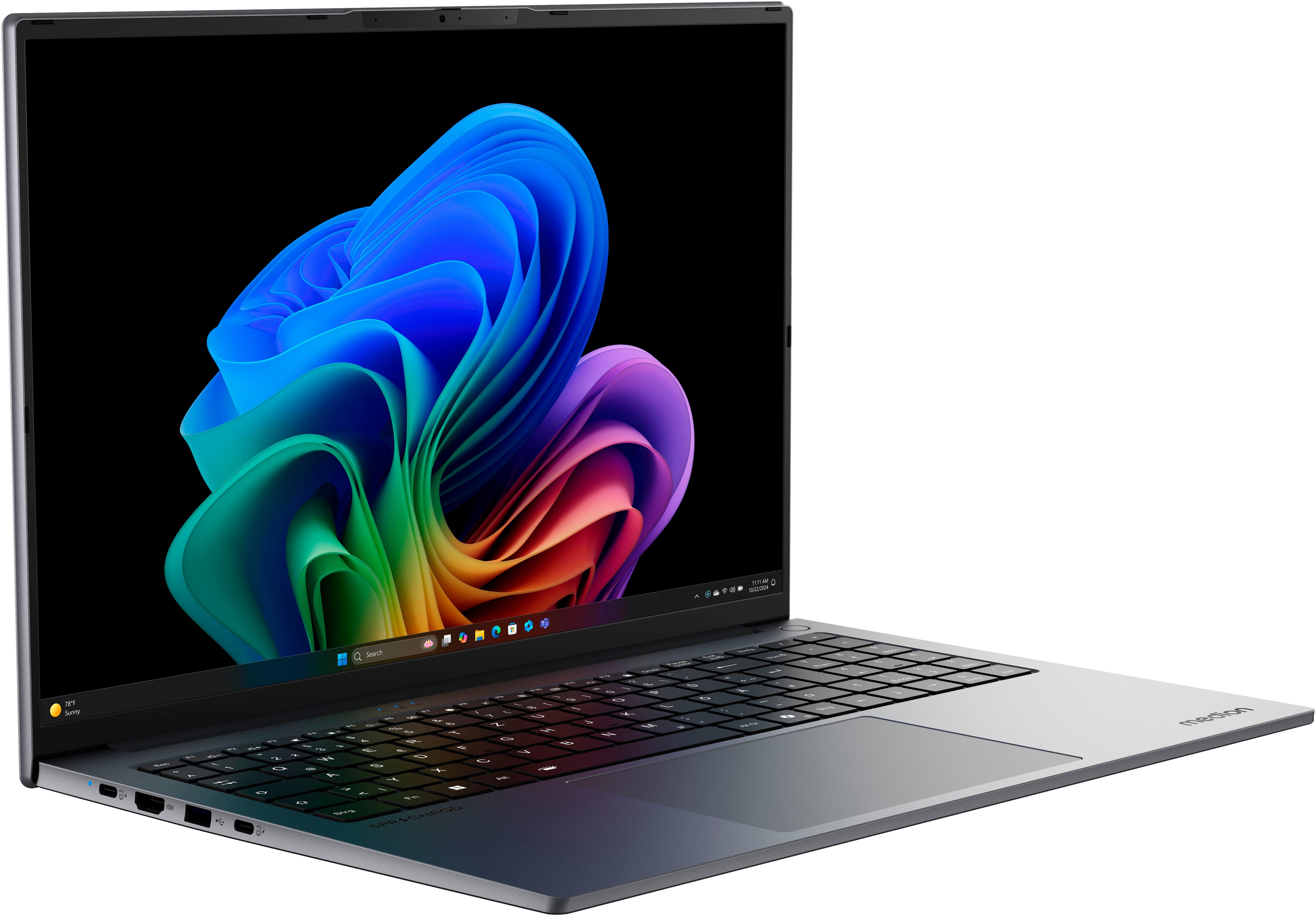 Medion® SPRCHRGD 16 S1 OLED (MD62744) Notebook (40,6 cm/16 Zoll, Intel Core Ultra 7 258V, ARC 140V, 32 GB, 1000 GB SSD)