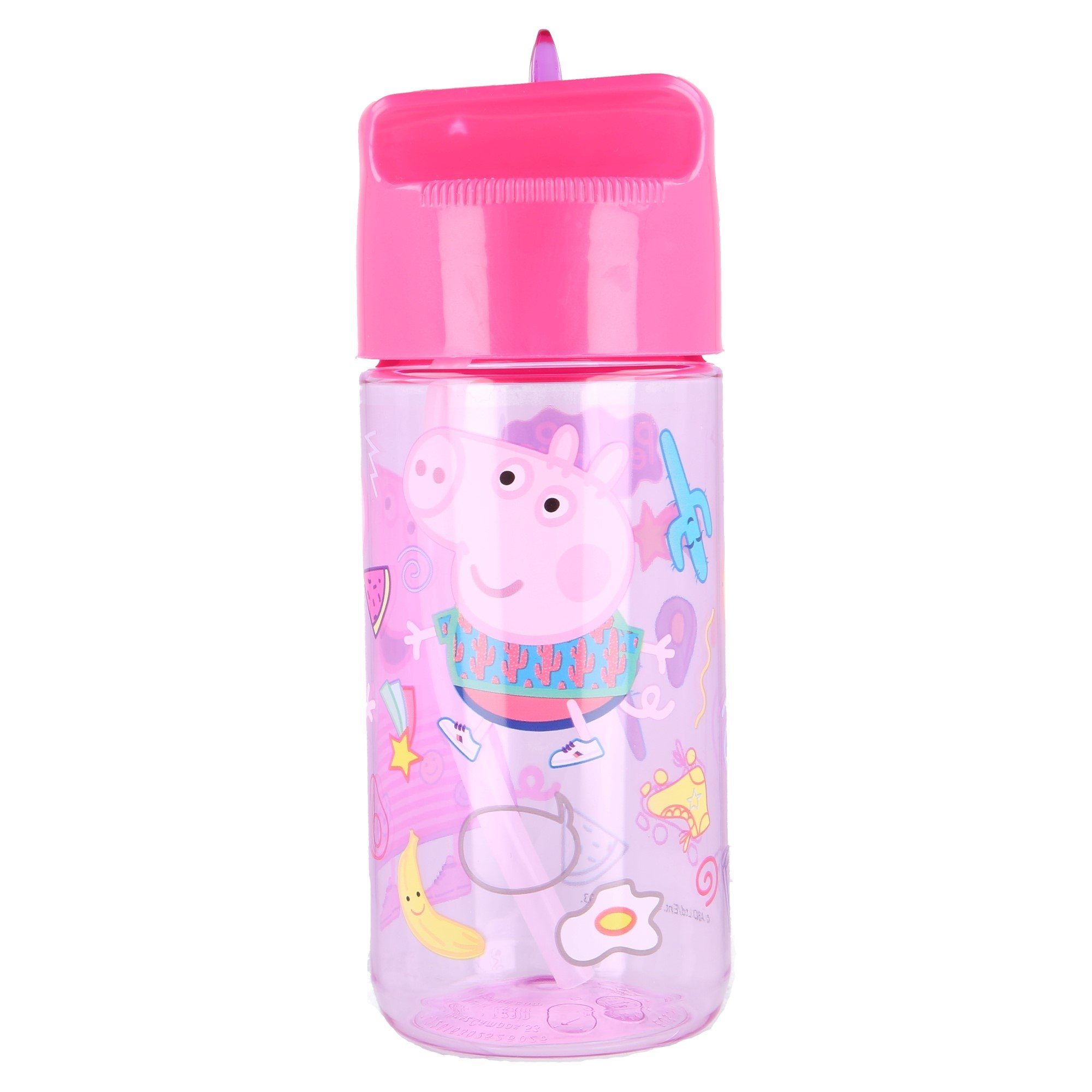 Peppa Pig Trinkflasche Peppa Pig Wutz George Sportflasche Wasserflasche, Flasche 430 ml