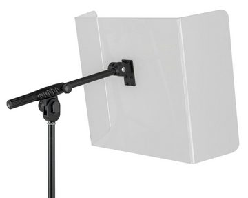 Pronomic Akustikplatte AS-180D Acoustic Shield Acryl-Display, (Spar-Set, inkl. Ständer), Flexibel und mobil einsetzbar