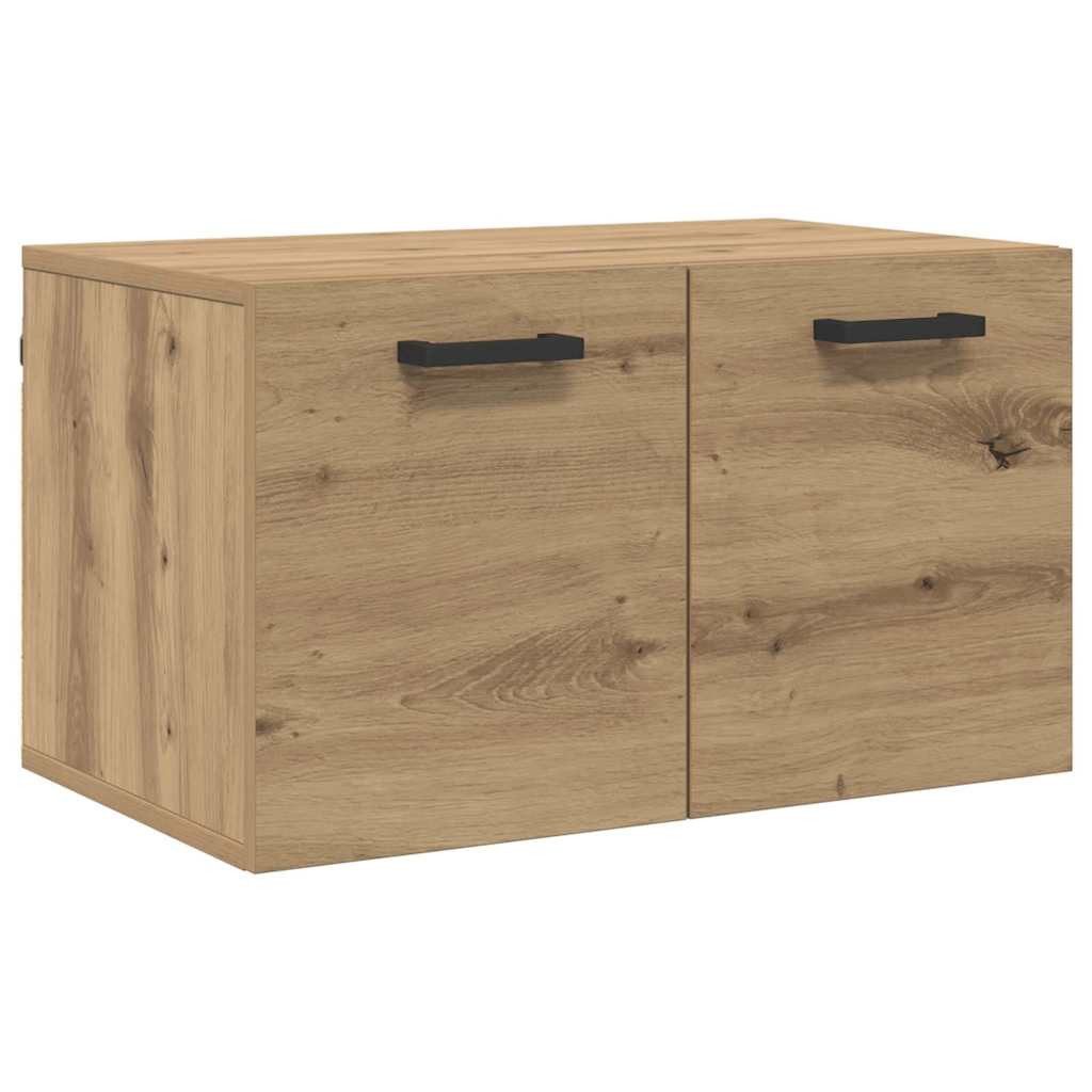 vidaXL Aktenschrank 60 x 36,5 x 35 cm Wandschrank Eiche handwerklich 60x365x35 cm Spanplat