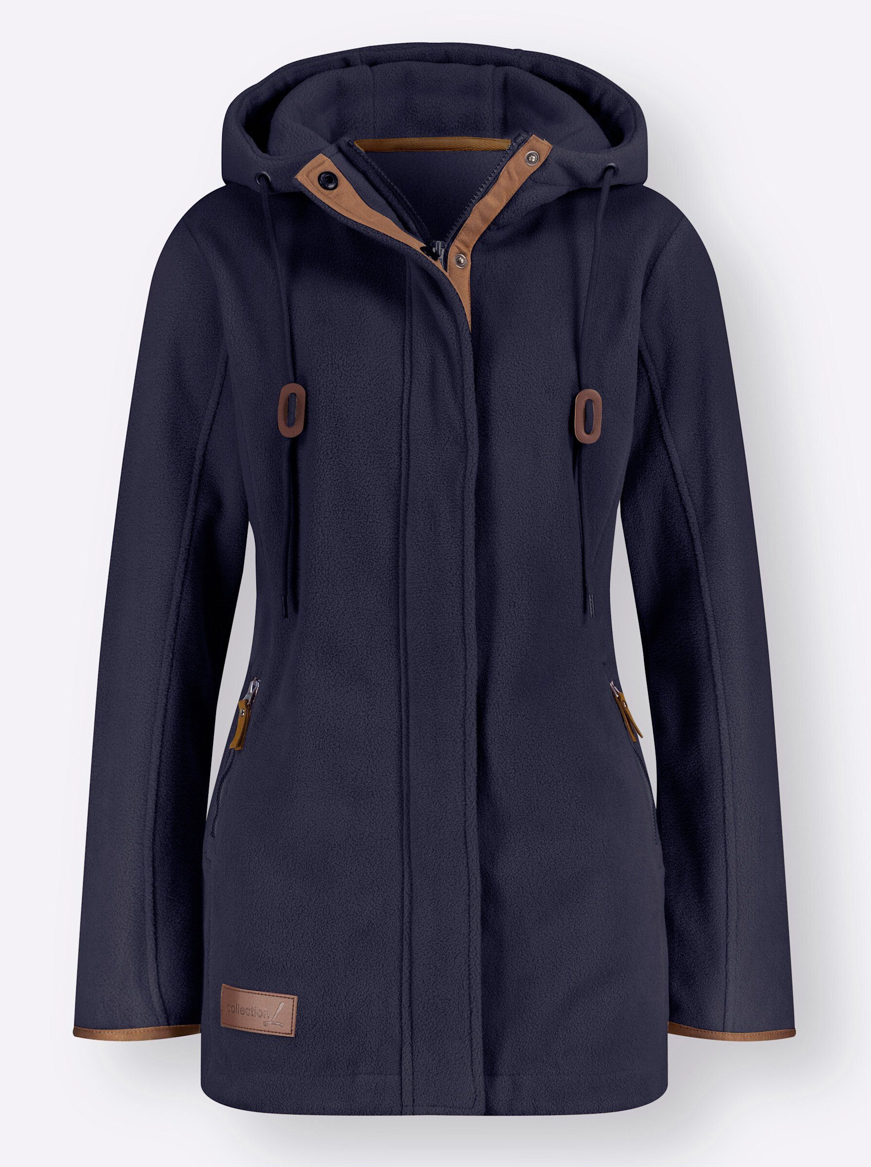 Fleecejacke Fleece-Jacke Langarm